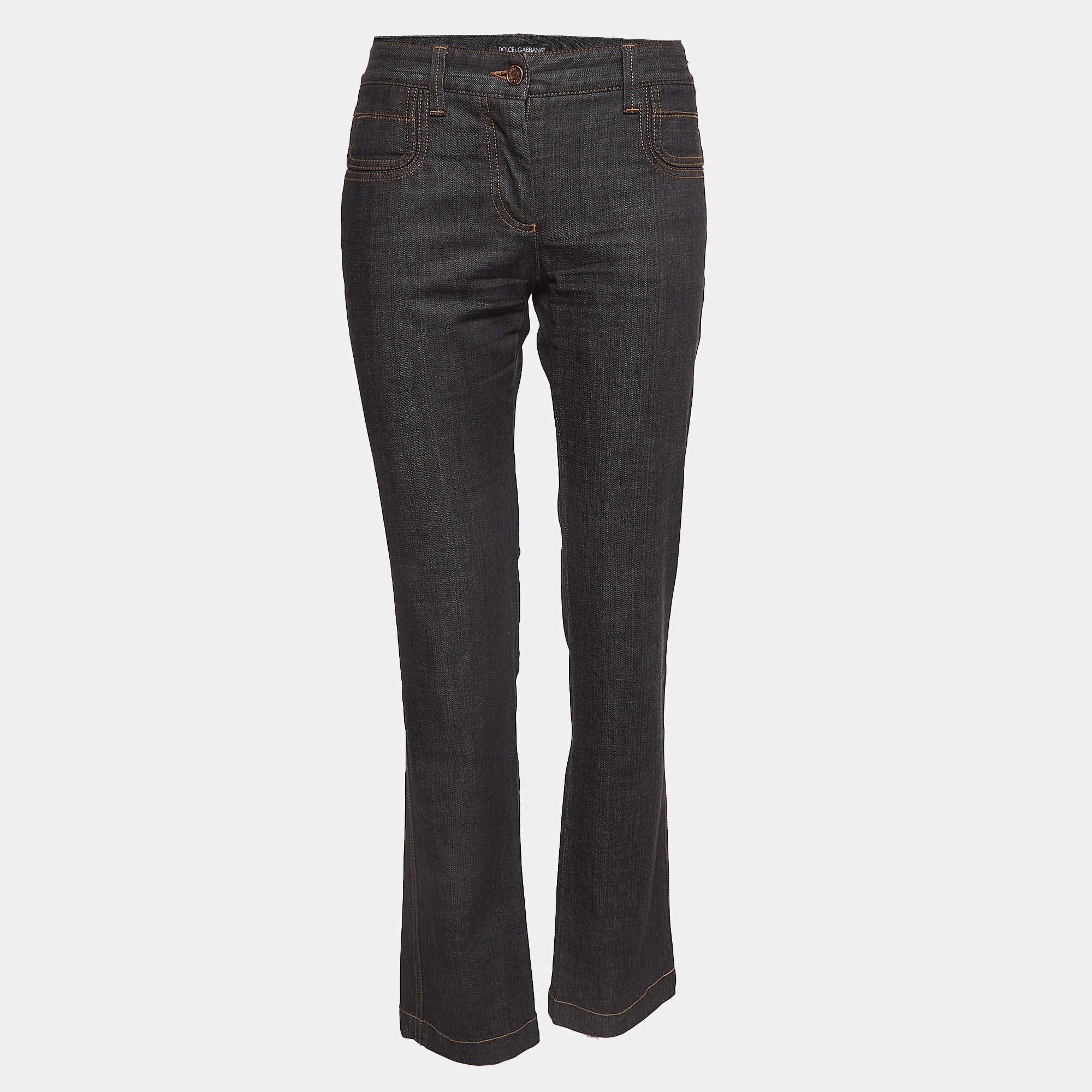 Dolce & Gabbana Black Denim Jeans M Waist 32"