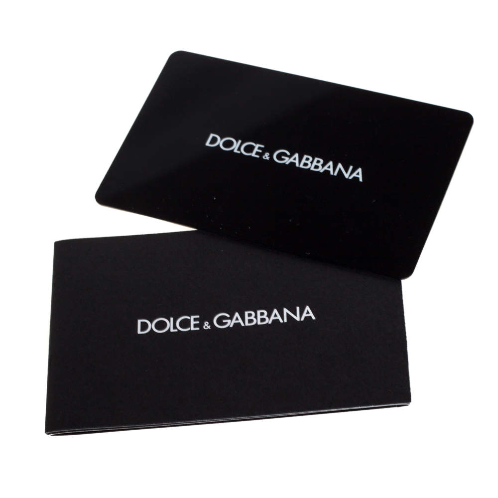 Dolce & Gabbana Multicolor Floral Print Leather Flap Continental Wallet