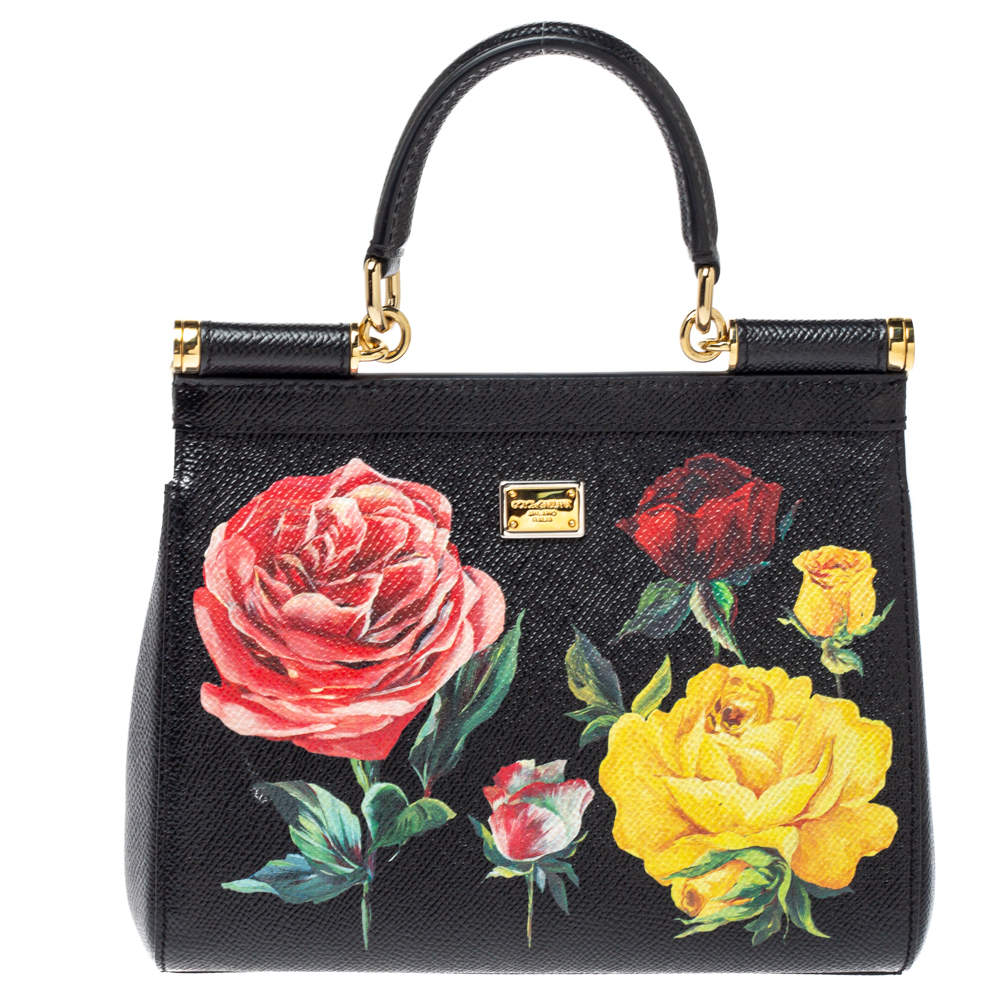 Dolce & Gabbana - Miss Sicily Large Dauphine Leather Tea Rose