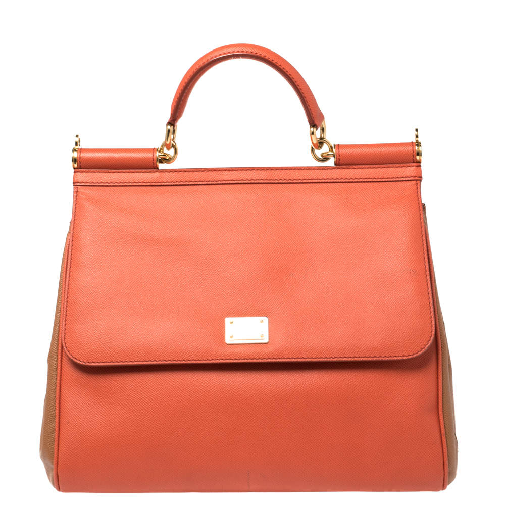 Orange dolce 2025 and gabbana bag