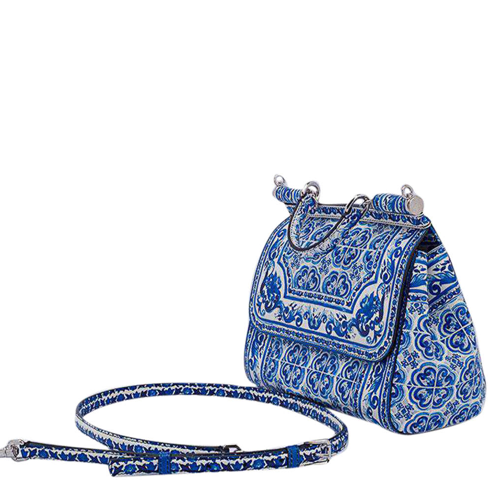 Sicily handbag Dolce & Gabbana Blue in Plastic - 32702456