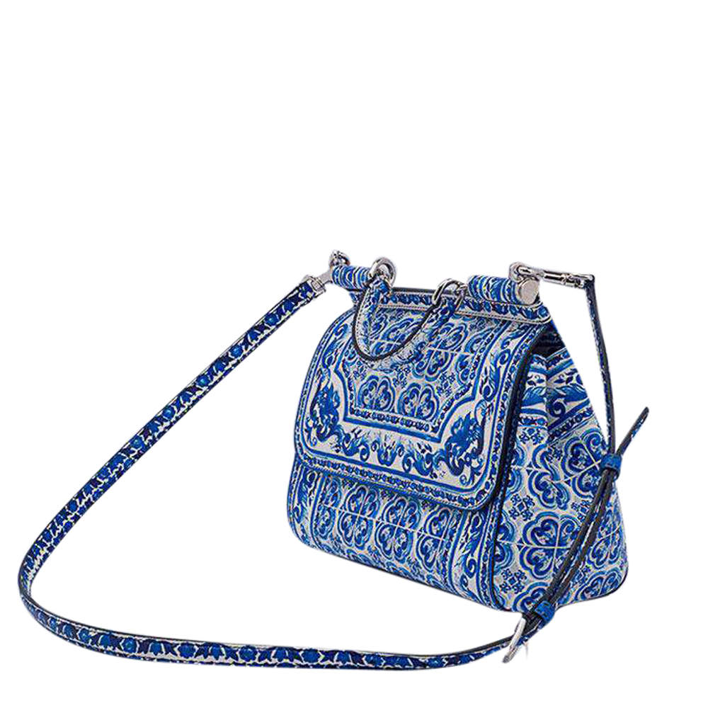 Sicily handbag Dolce & Gabbana Blue in Plastic - 32702456
