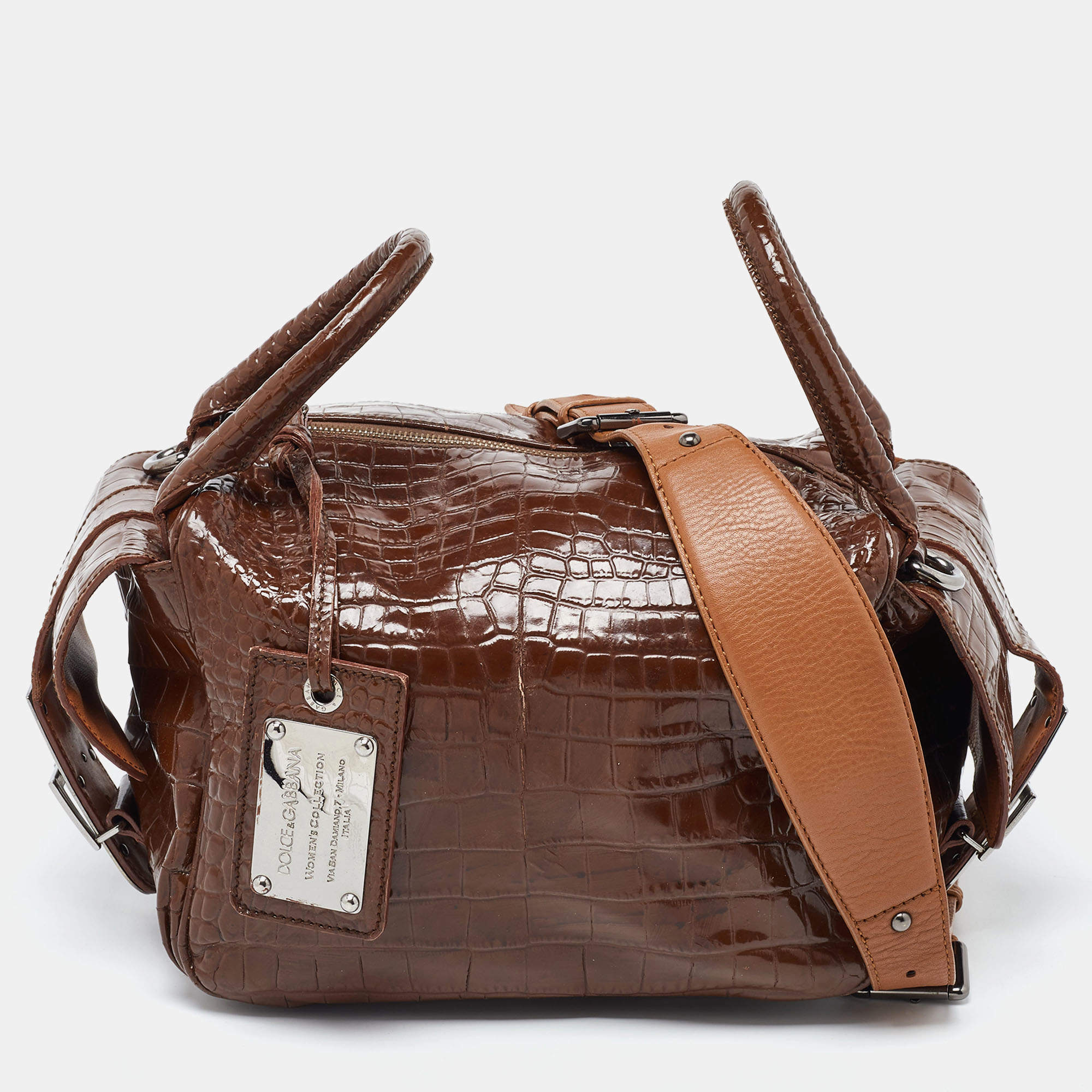 ショルダーバッグ・ポシェット Dolce & Gabbana Sunset' Brown Leather Bag Leather handbag Dolce & Gabbana Brown in Leather - 31718025