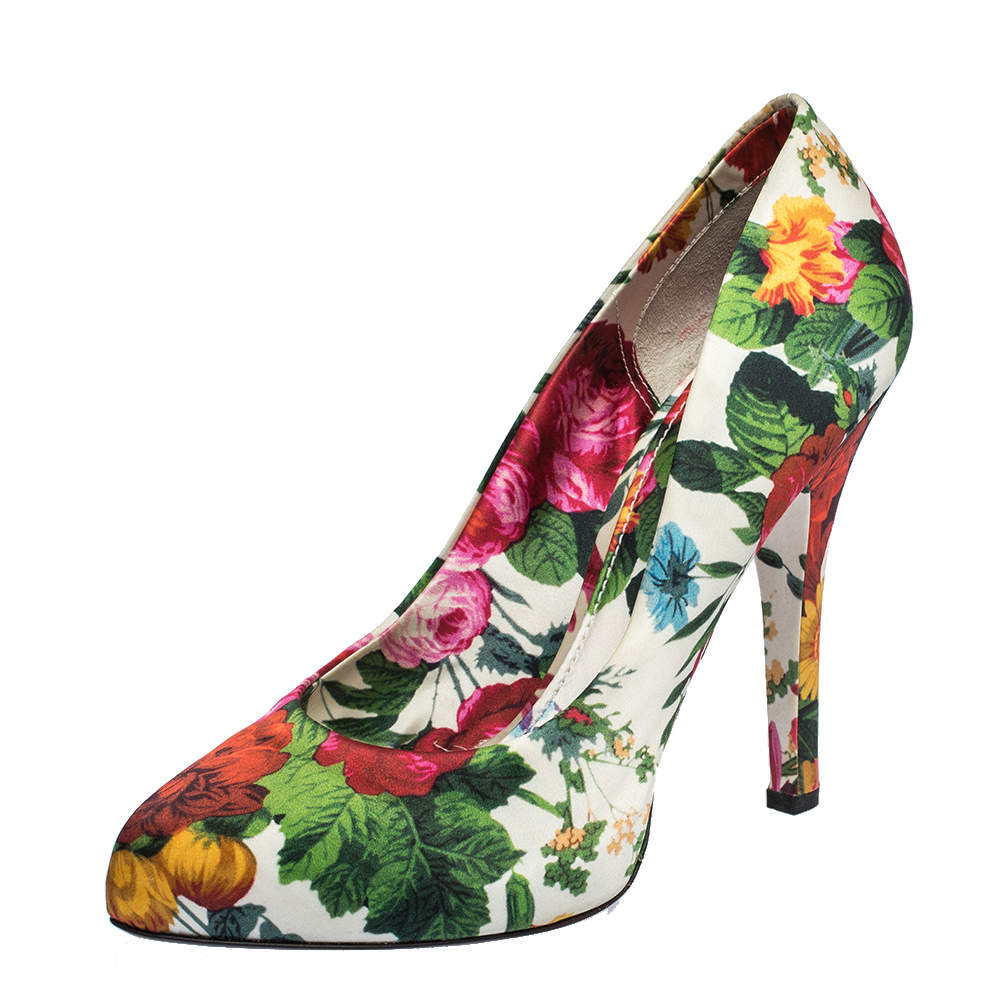 dolce gabbana floral shoes