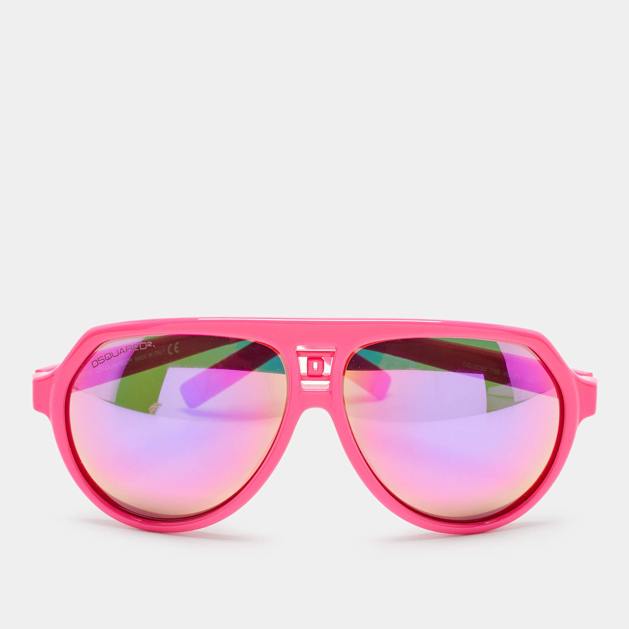 Dsquared2 Pink Mirrored DQ0093 75Z Aviator Sunglasses