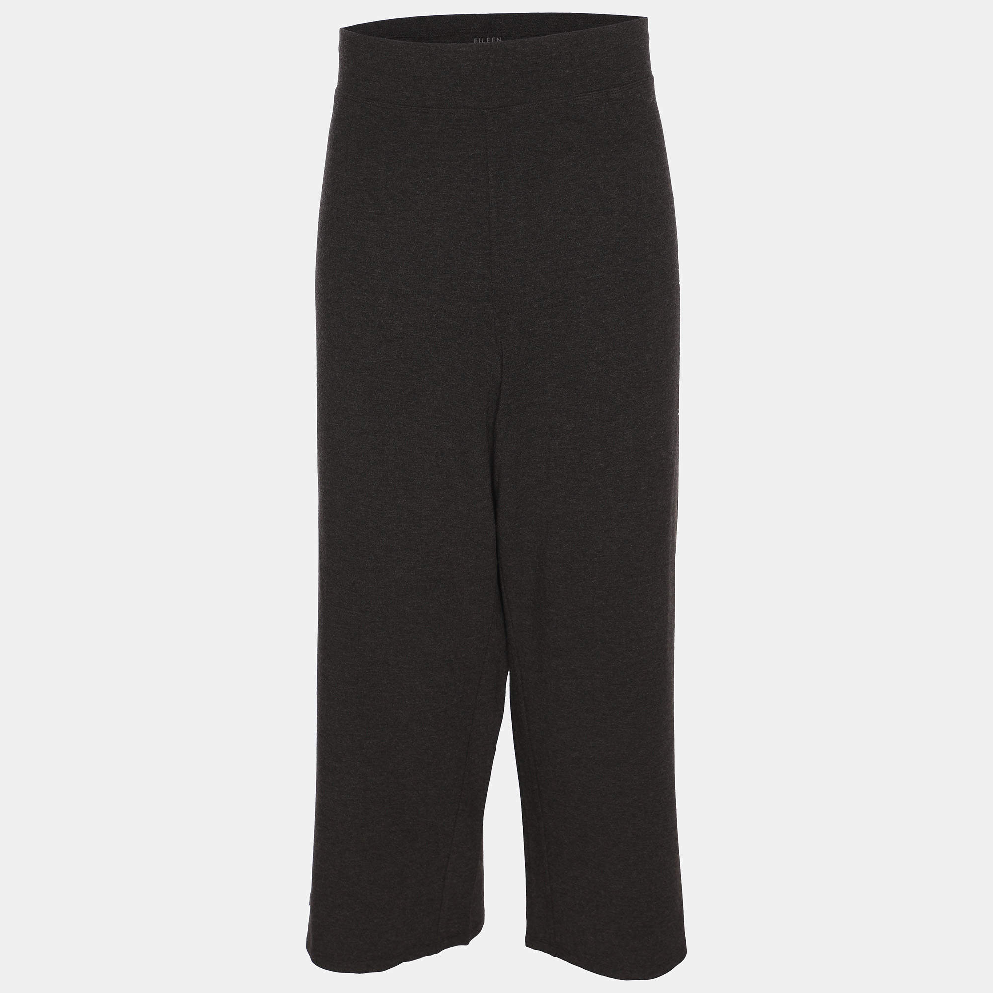 Pre Owned Eileen Fisher Brown Jersey Trousers XXL