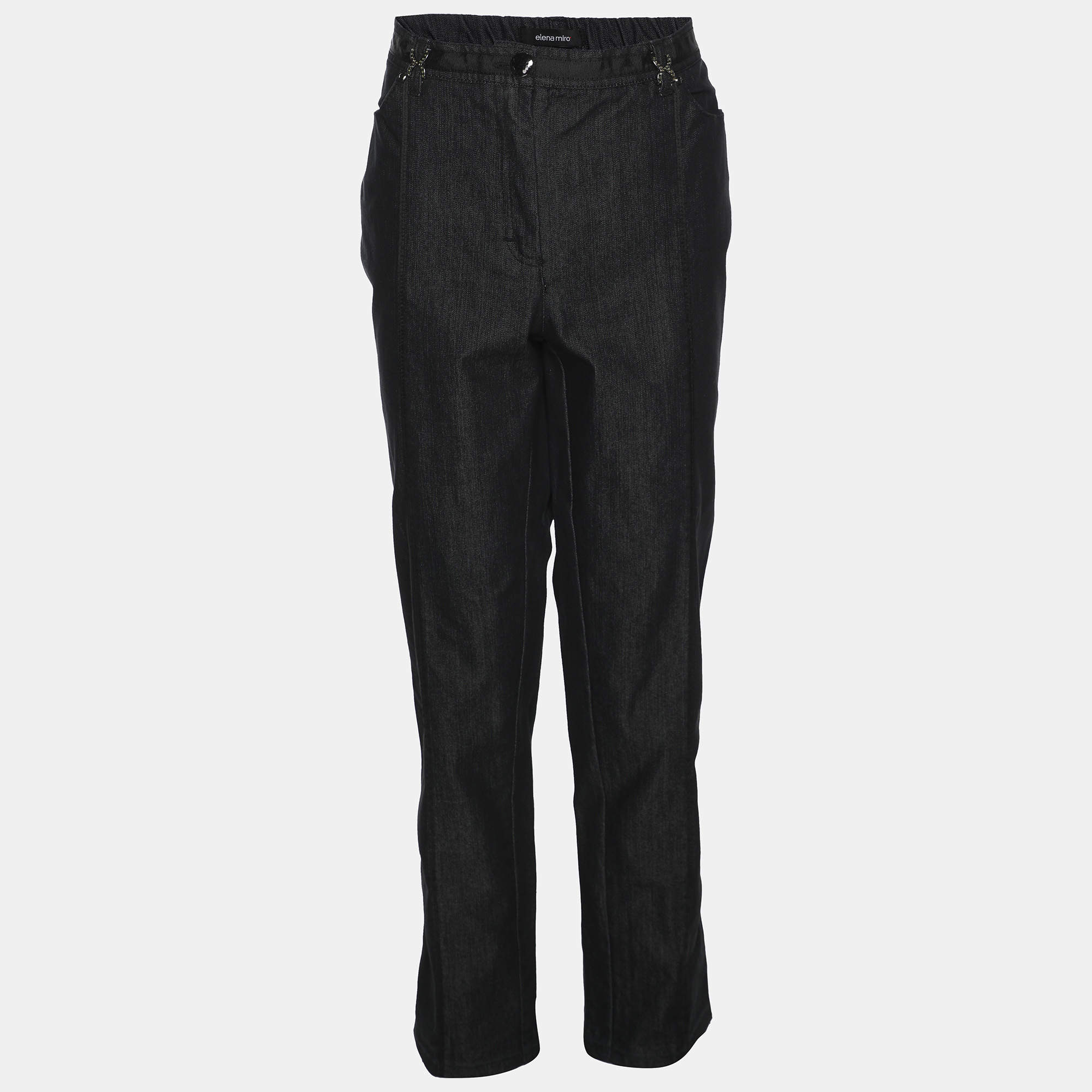 Pre Owned Elena Miro Blue Denim Jeans XXL