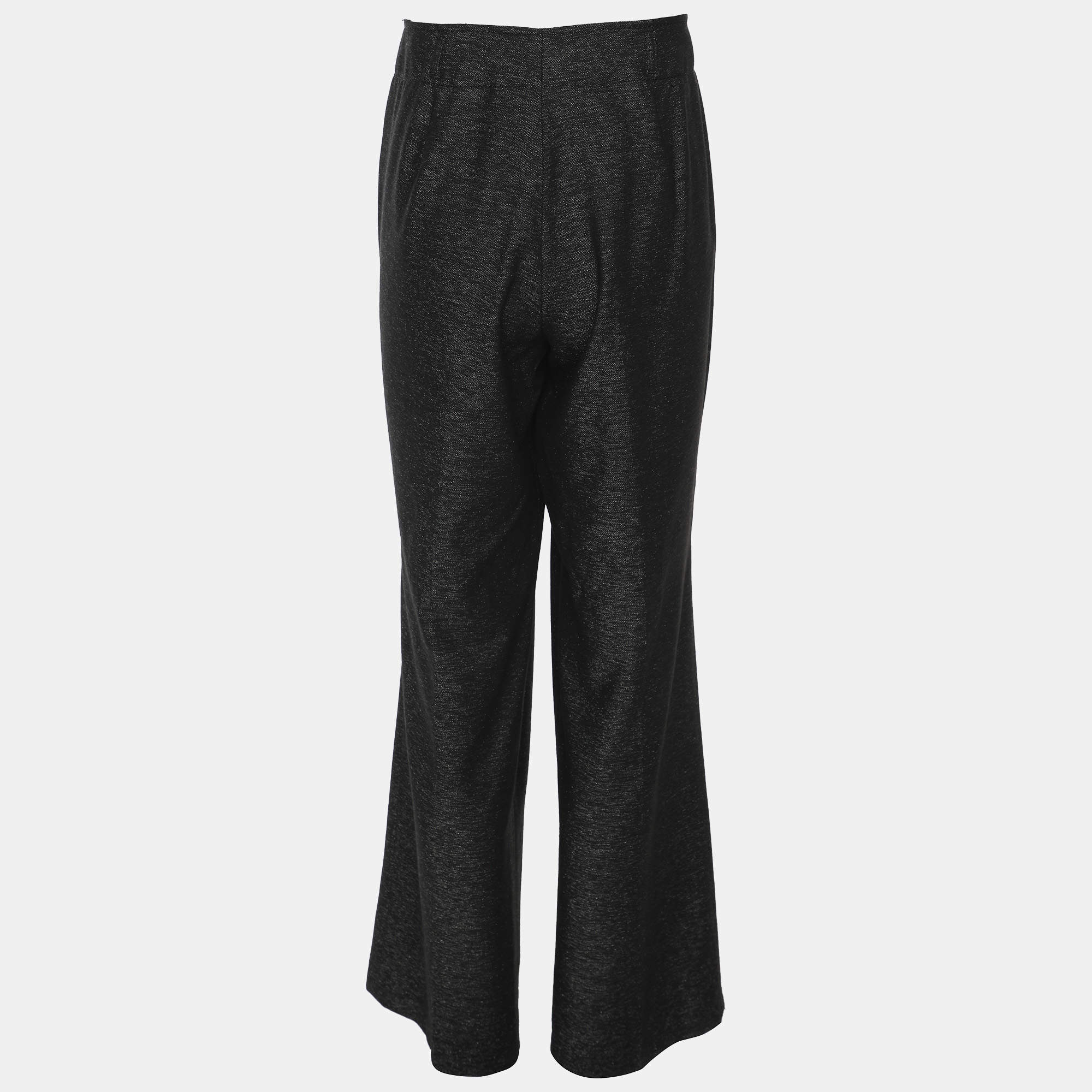 مملوكة مسبقًا Elena Miro Dark Grey Wool Blend Trousers XXL