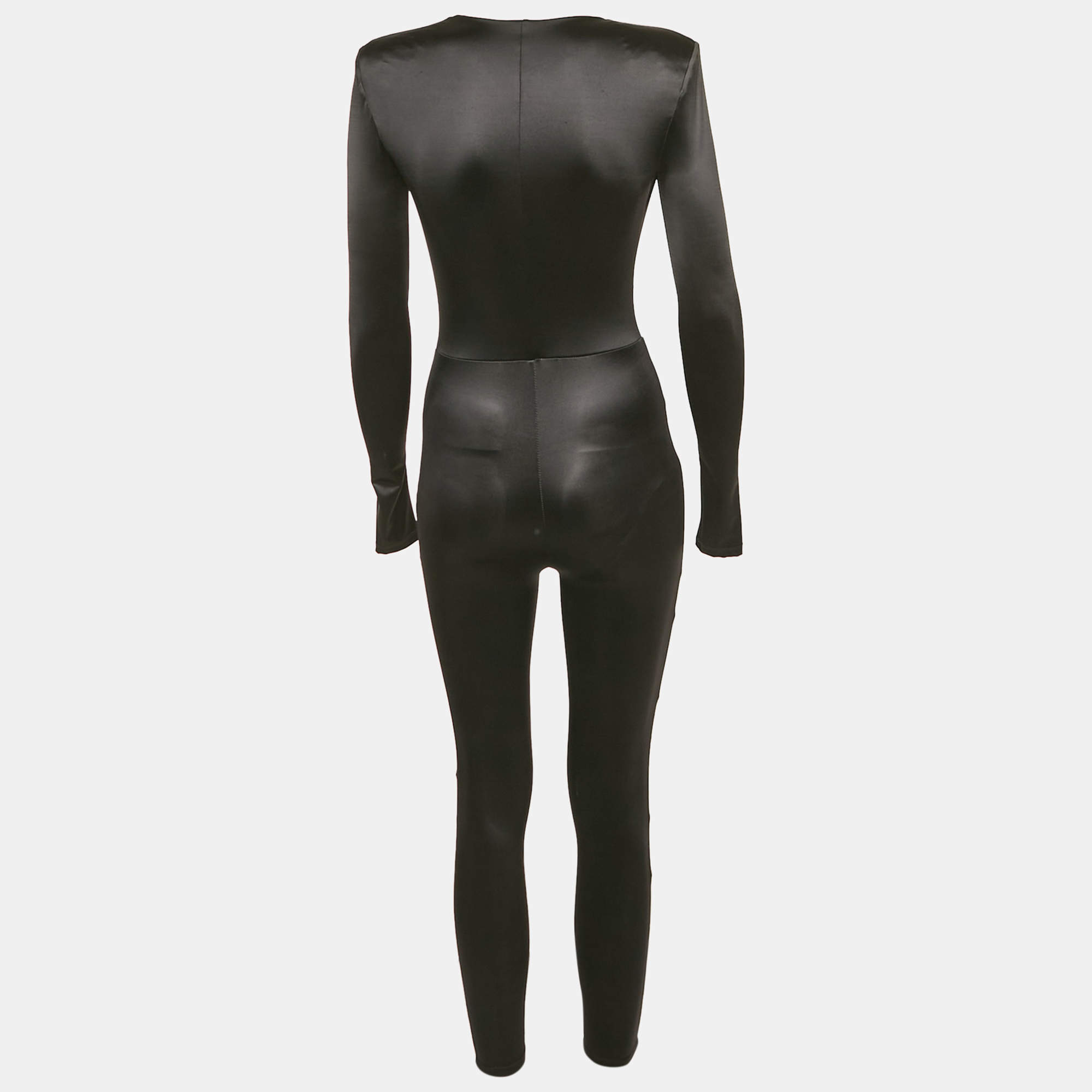 スーツ GIVENCHY Women Outer 24ABW30JL15KP 001 Black Givenchy Black Neoprene Logo Band Detail Jumpsuit M Givenchy