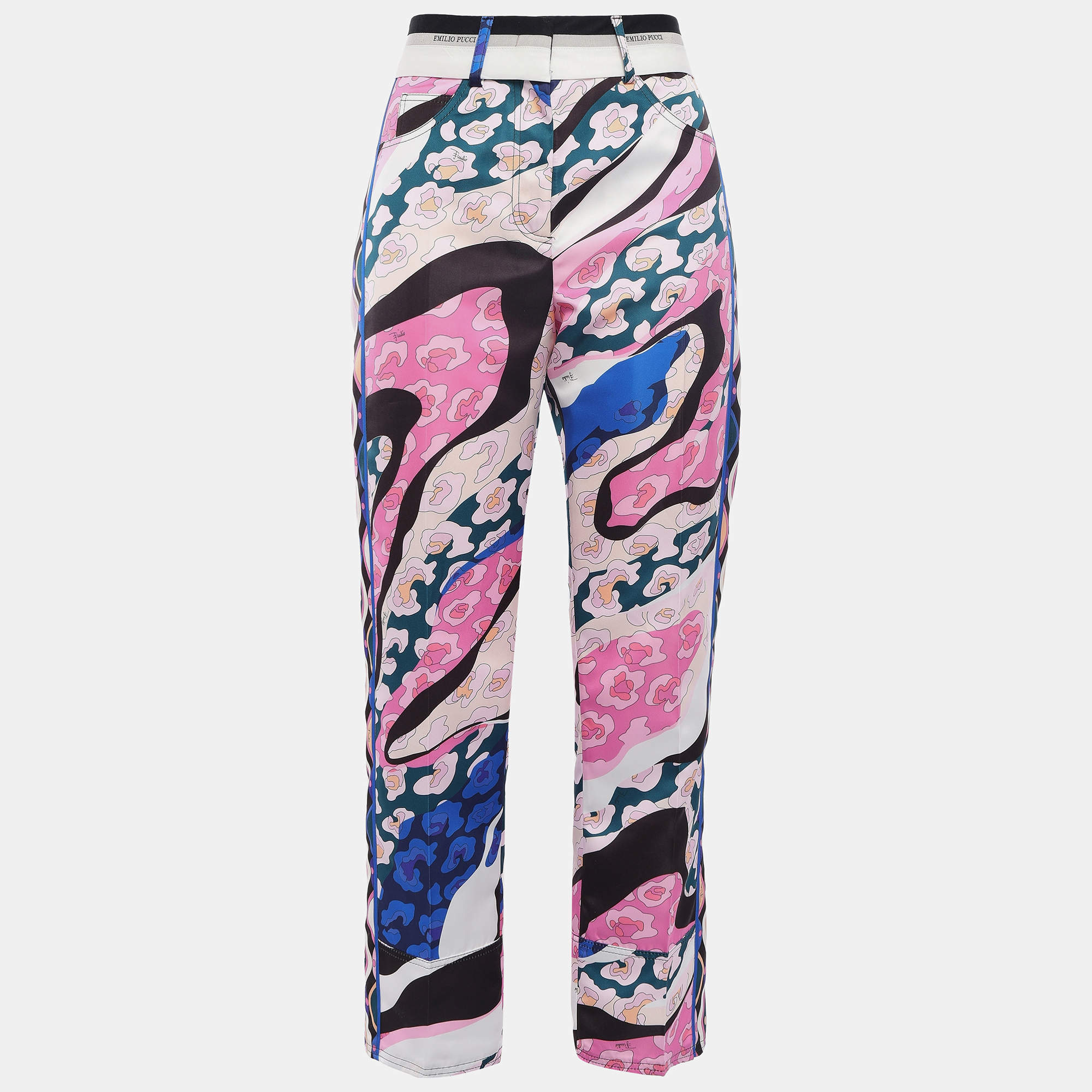 Emilio Pucci Polyester Skinny Leg Pants 40