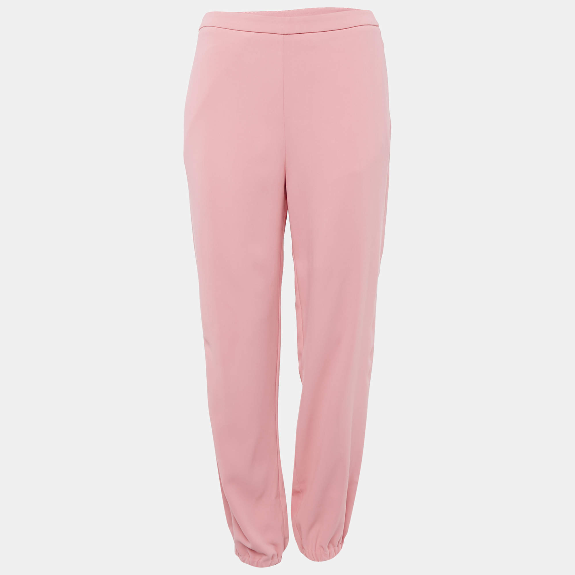 Emporio Armani Pink Crepe Trousers S