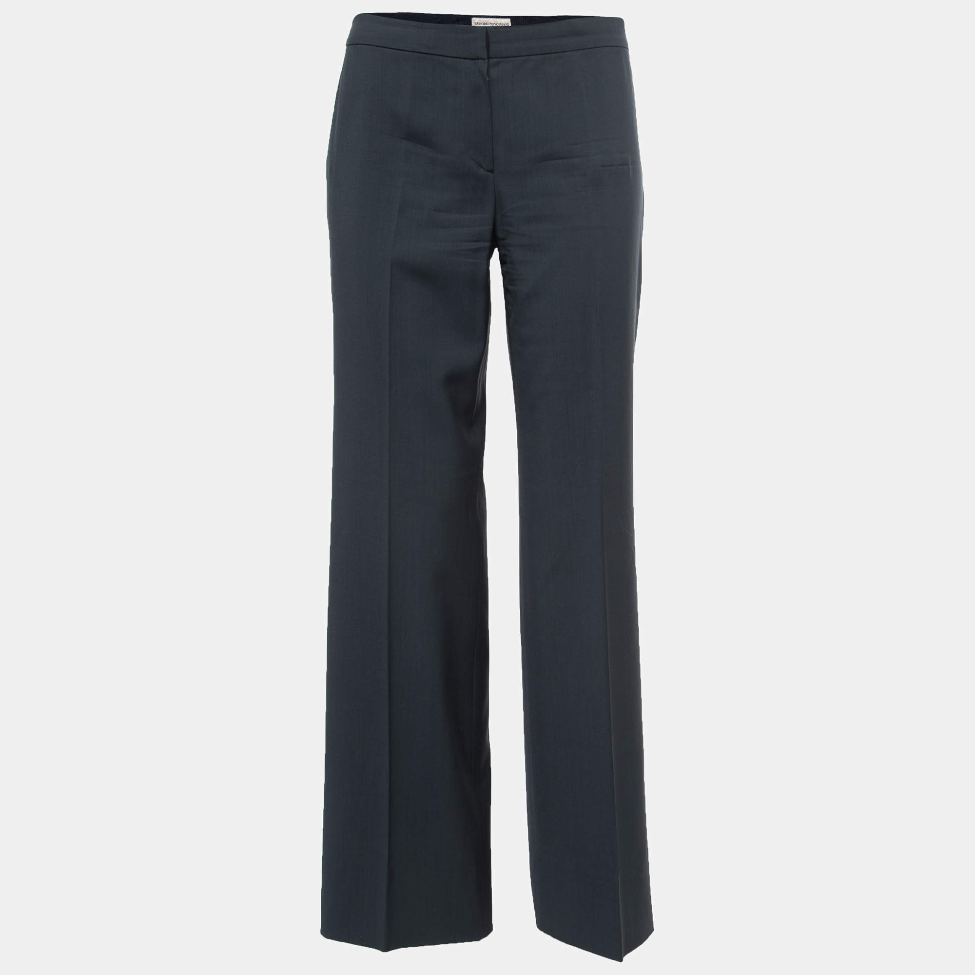 Emporio Armani Vintage Slate Blue Trousers S