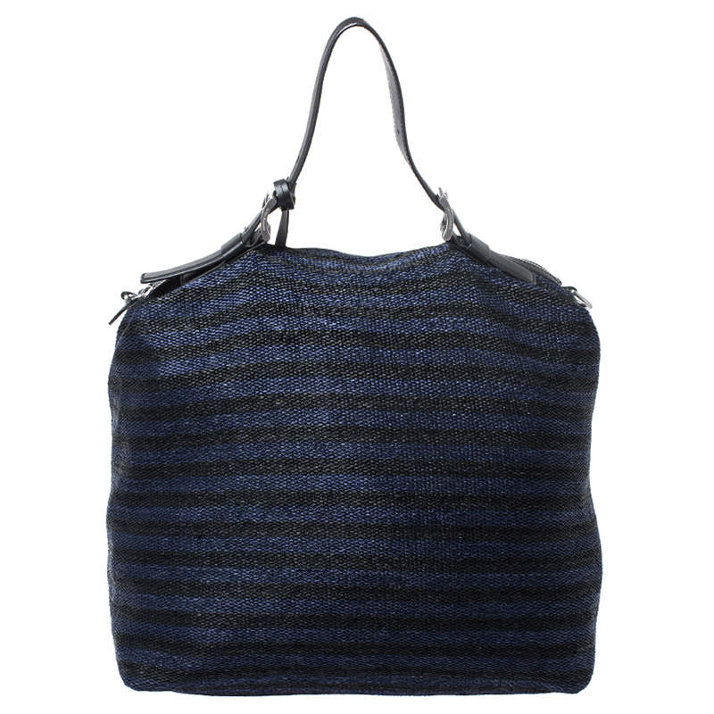 emporio armani straw bag