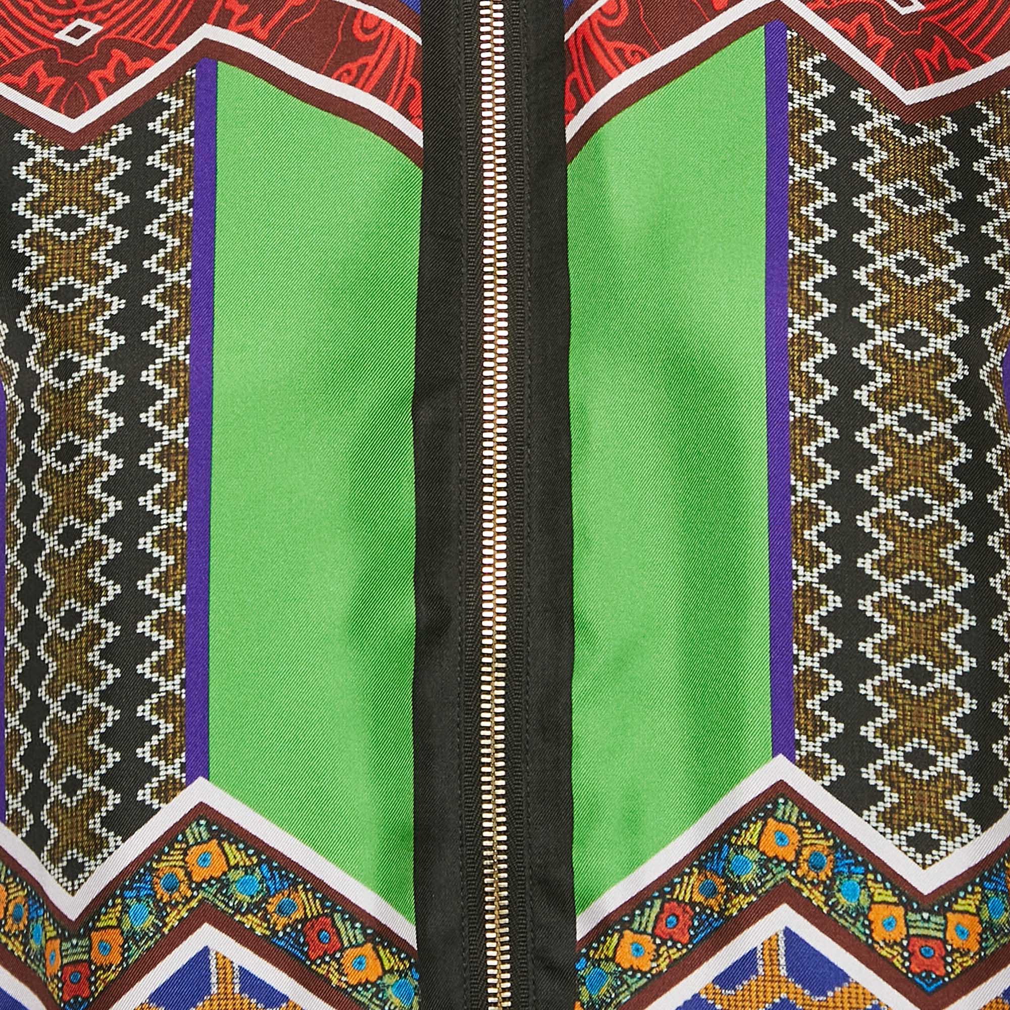 ジャケット ETRO Woman Jacket Multicolor 115010563 1 Etro Multicolor Printed Silk Zip-Up Jacket S Etro | TLC