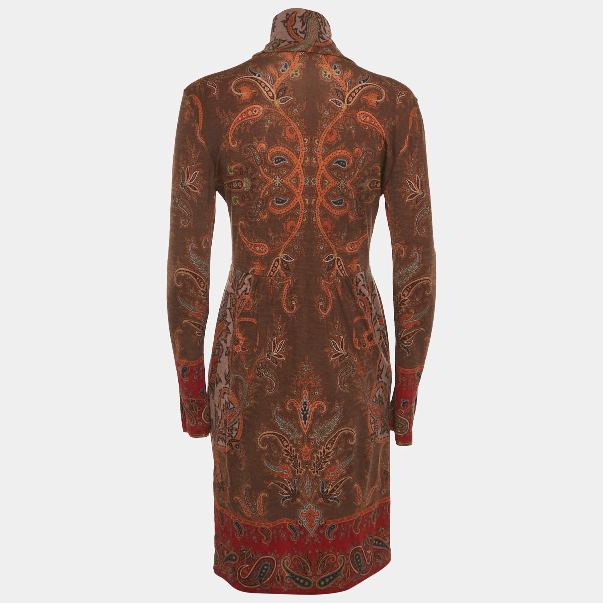 【送料&関税込】Etro Jersey Midi Tunic Dress Etro Floral Paisley Midi-Shirtdress | Saks Fifth Avenue
