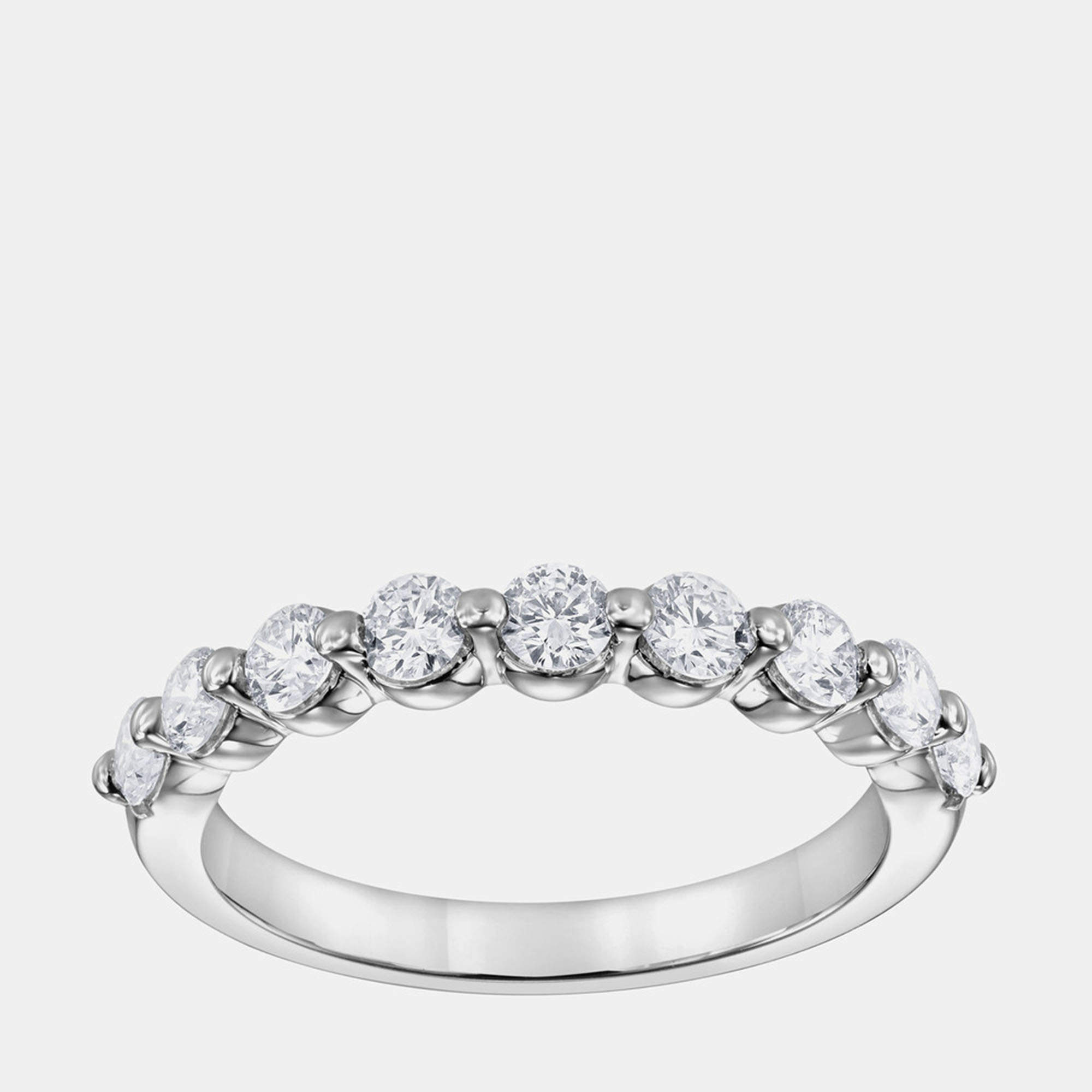 Pre Owned 0.7ct 14k White Gold Lab Grown Diamond Band