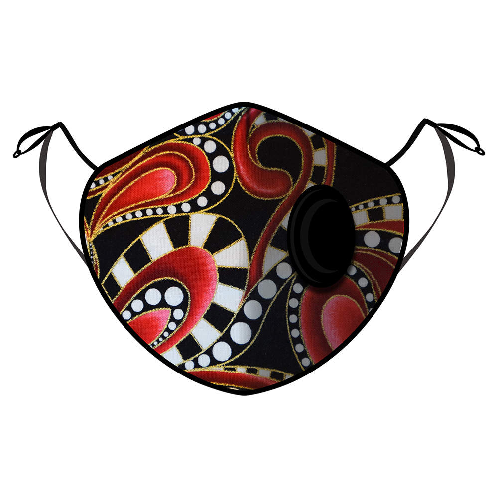 Fine Guard By Caroline Reusable N95 Face Mask, Flamenco Style - Medium (Available for UAE Customers Only)