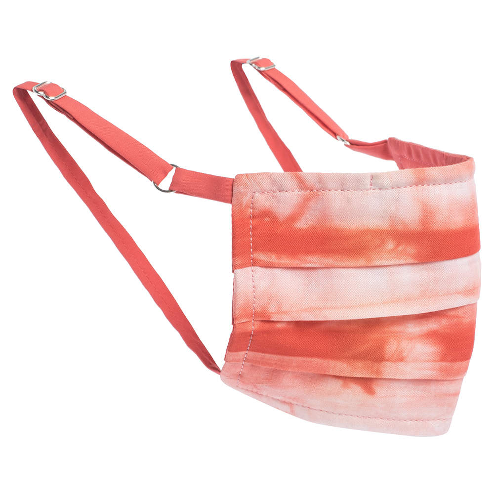 Collars & Cuffs Non-Medical Handmade Coral Sun Face Mask (Available for UAE Customers Only)