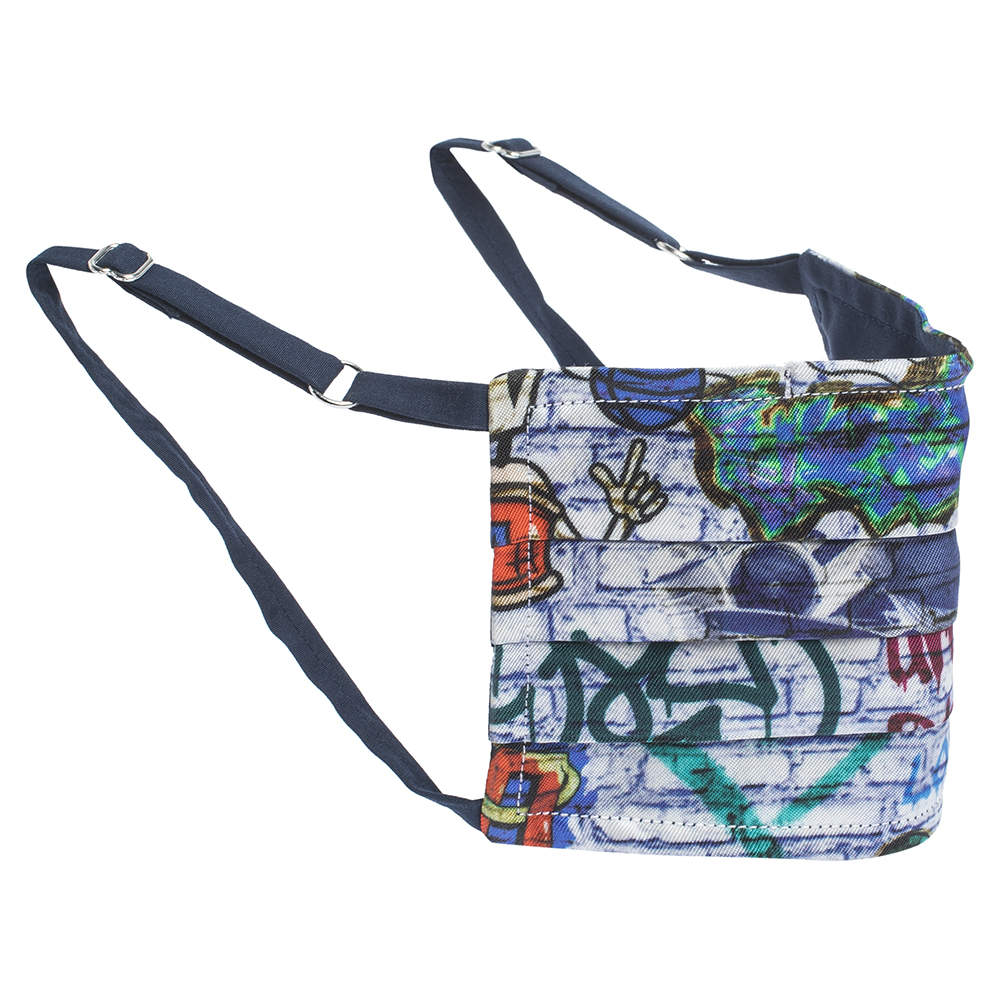 Collars & Cuffs Non-Medical Handmade Graffiti Face Mask (Available for UAE Customers Only)