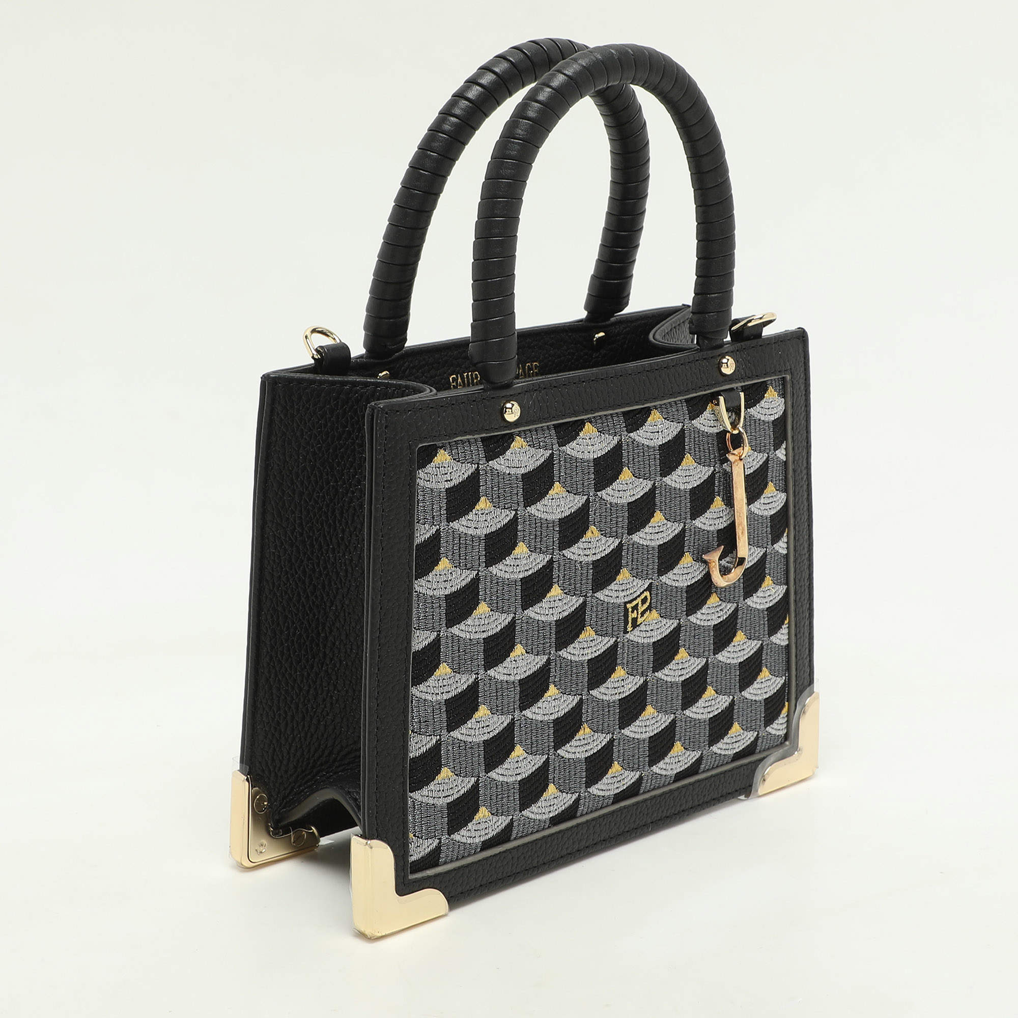 Faure Le Page Black Signature Jacquard and Leather Sagacity Faure Le Page Black Signature Jacquard and Leather Sagacity