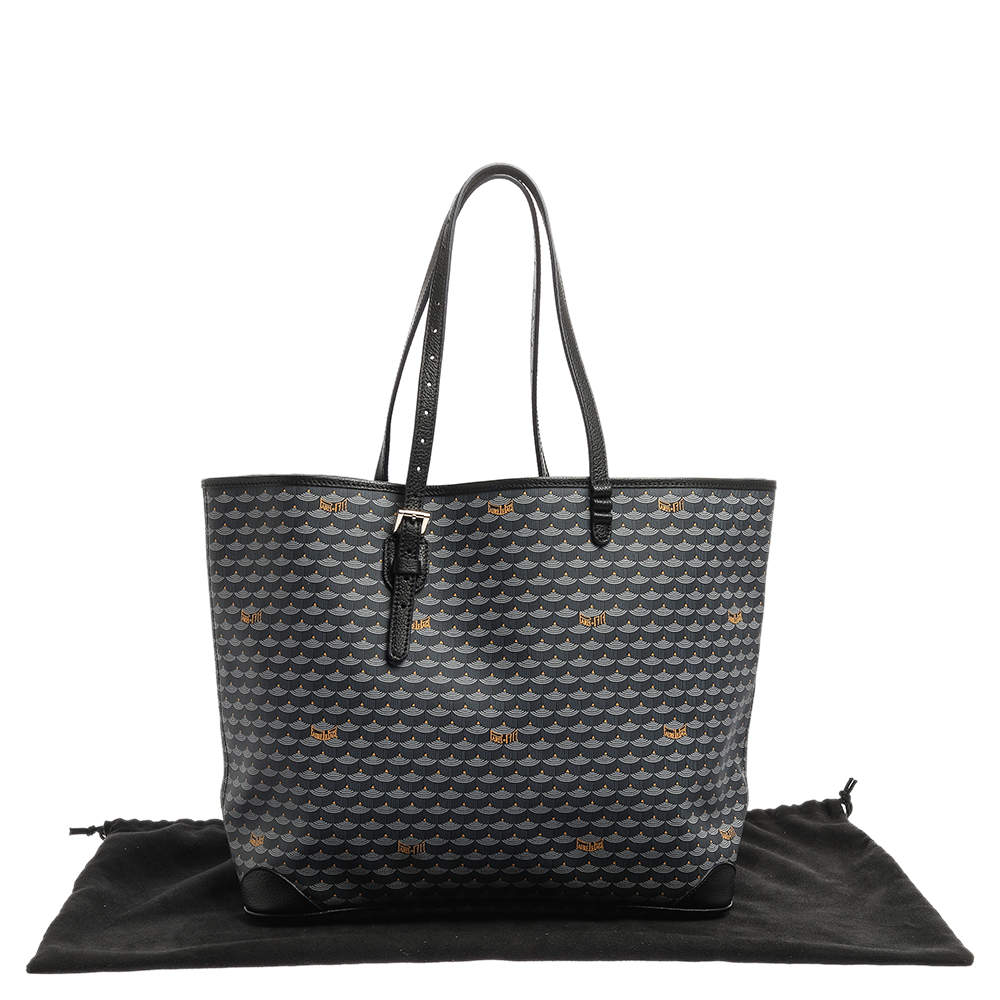 Faure Le page Blue Coated Canvas and Leather Daily Battle 37 Tote