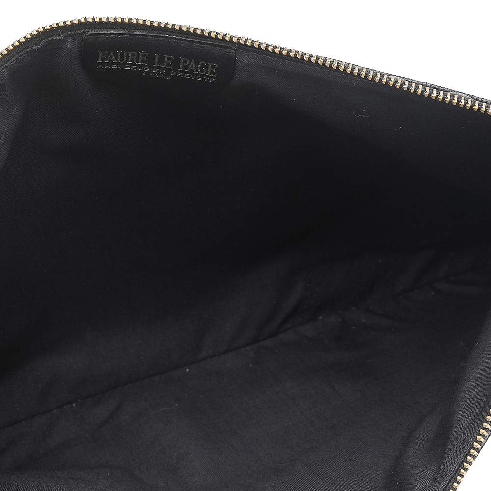 Fauré Le Page Coated Canvas Clutch Bag - Neutrals Clutches, Handbags -  FLP20641