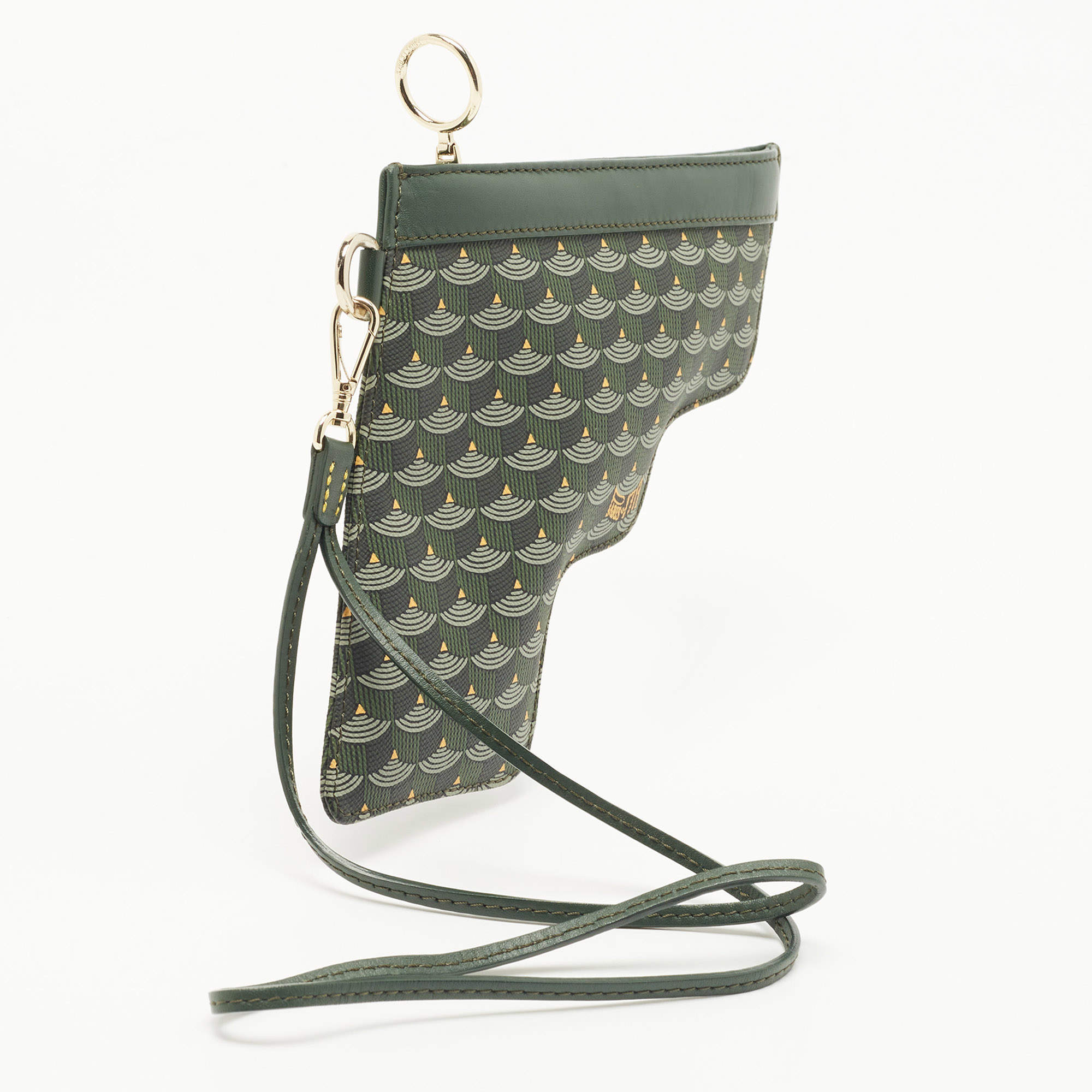 Faure Le Page Green Coated Canvas Bifold Wallet Faure Le Page | The Luxury  Closet