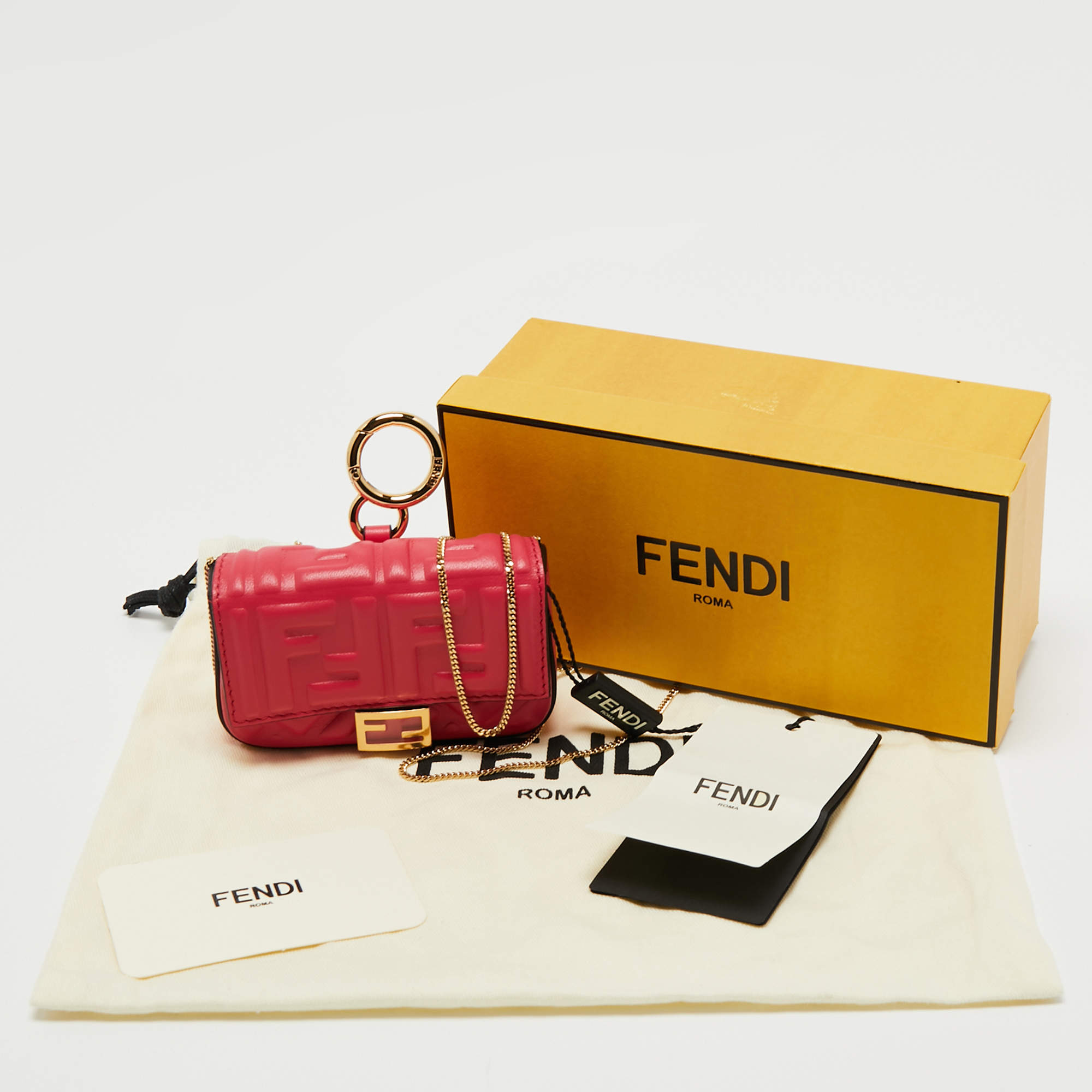 Fendi Zucchino Crystal Baguette (SHG-nLqZWD) – LuxeDH