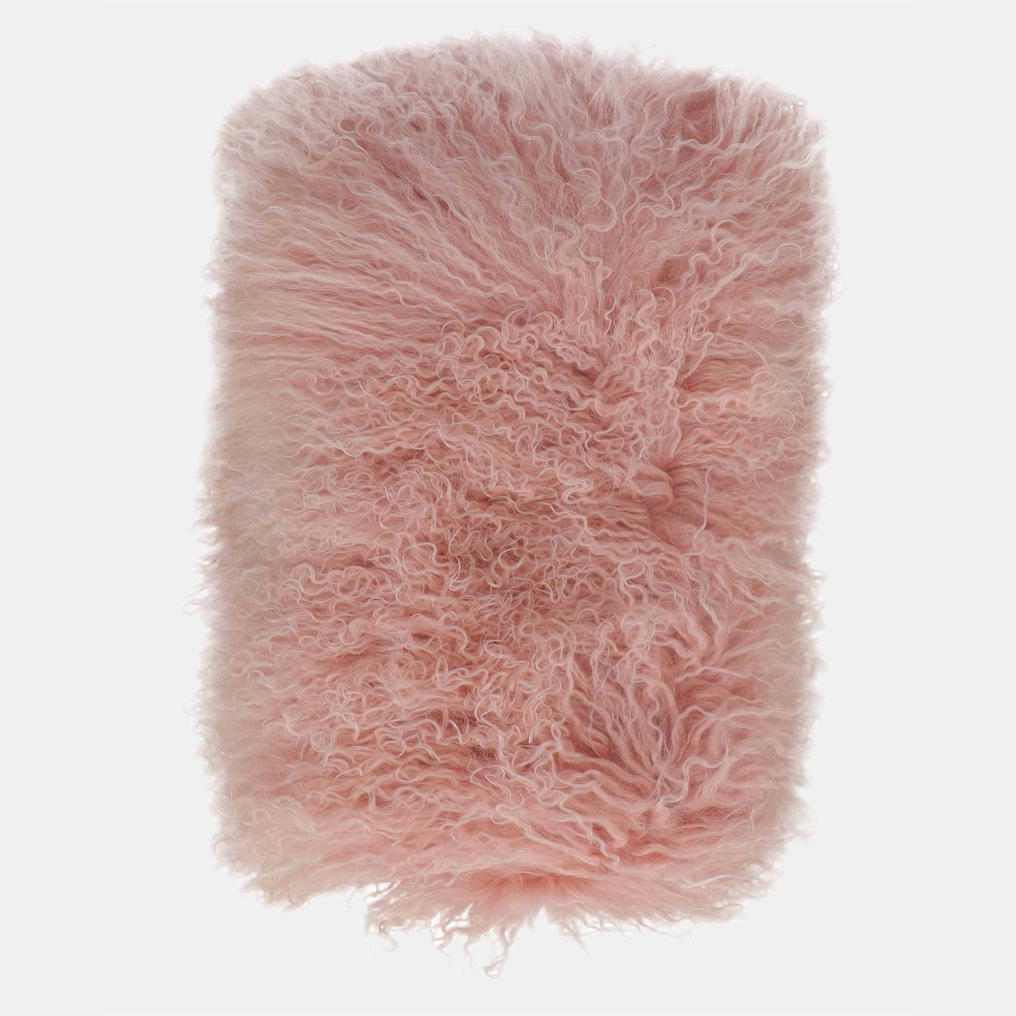 Pre Owned Fendi Women's Leather Shawl - Pink - One Size