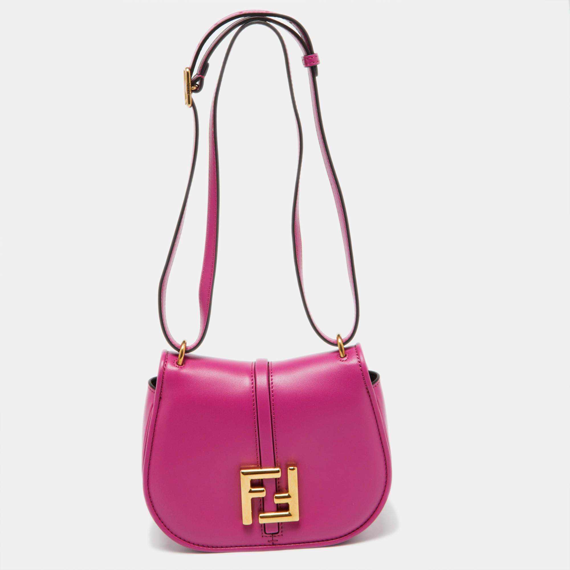 Fendi flap shoulder bag best sale