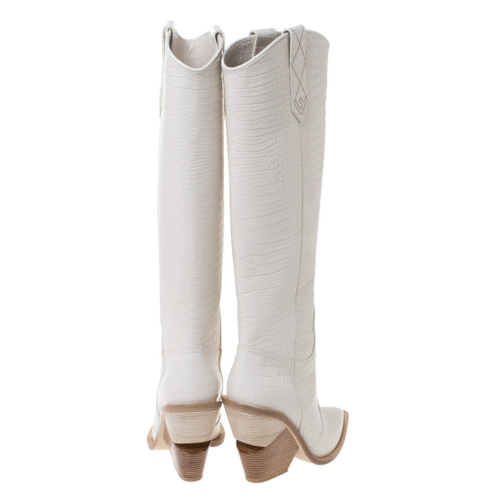 fendi cowboy boots white