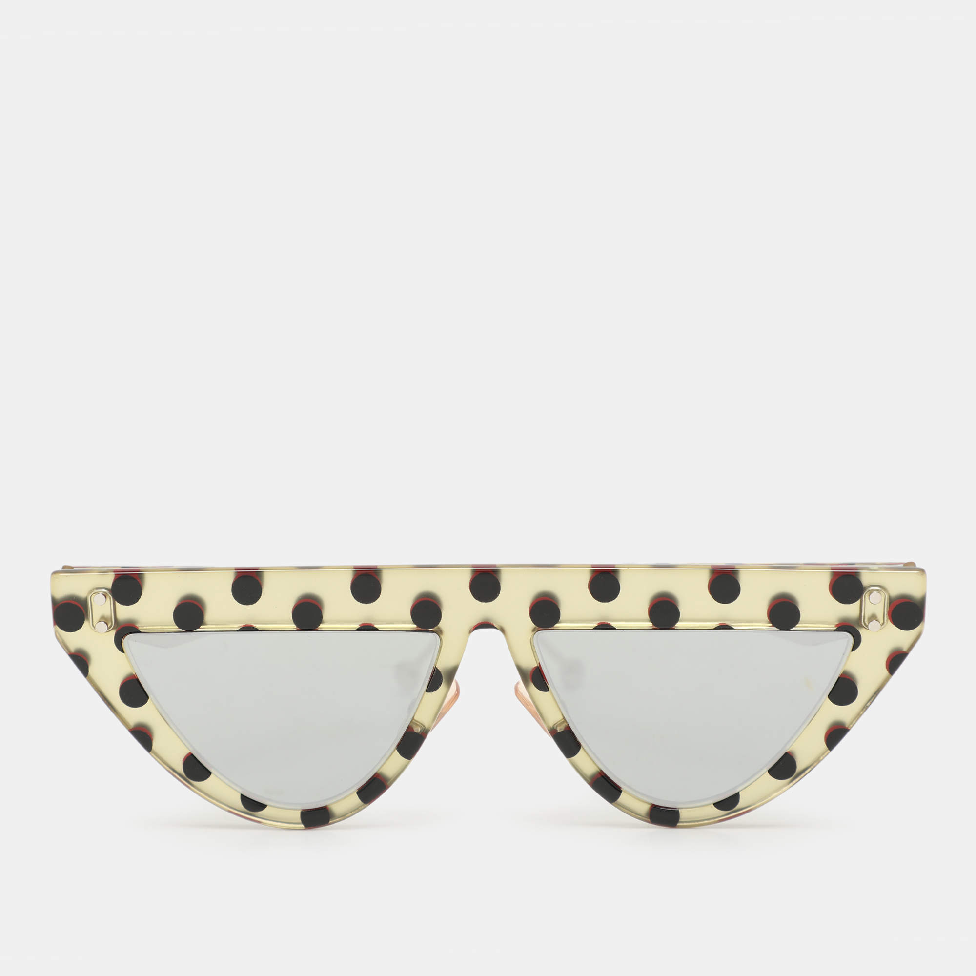 Fendi Grey Mirrored FF0371/S D Frame Sunglasses 