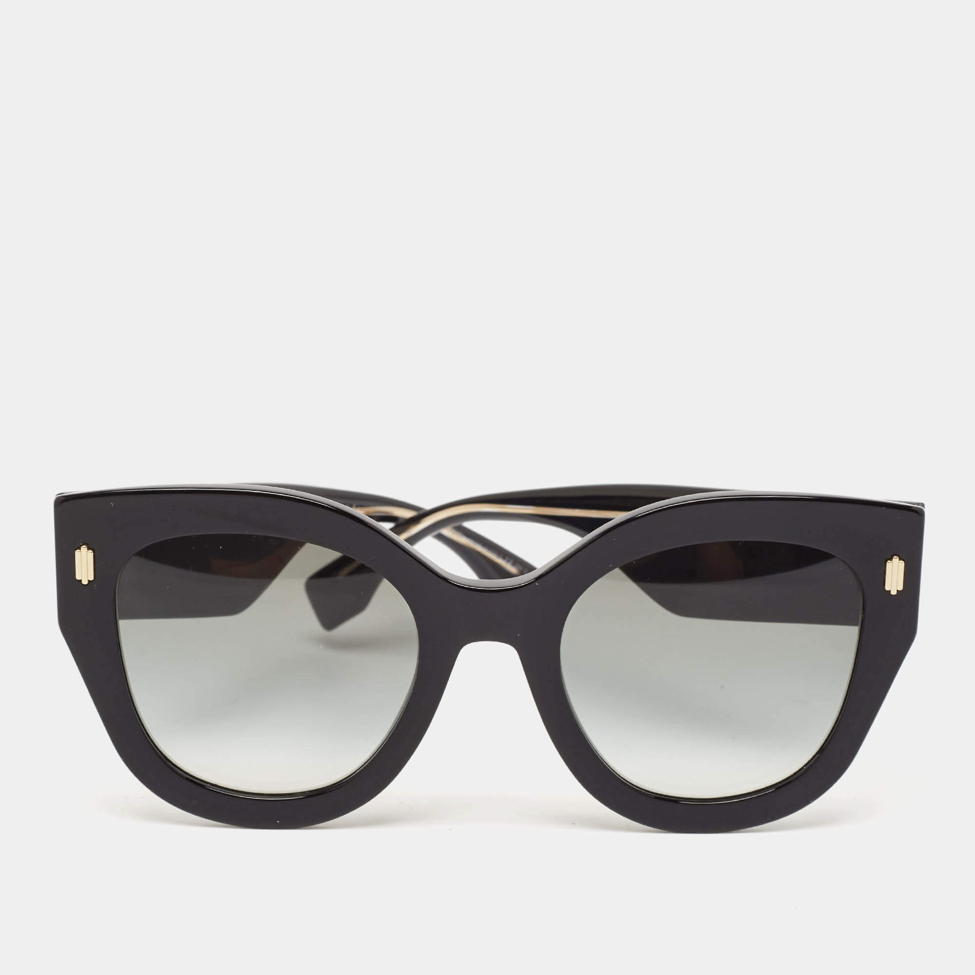 Fendi Black Gradient  FF0435/S Square Oversized Sunglasses