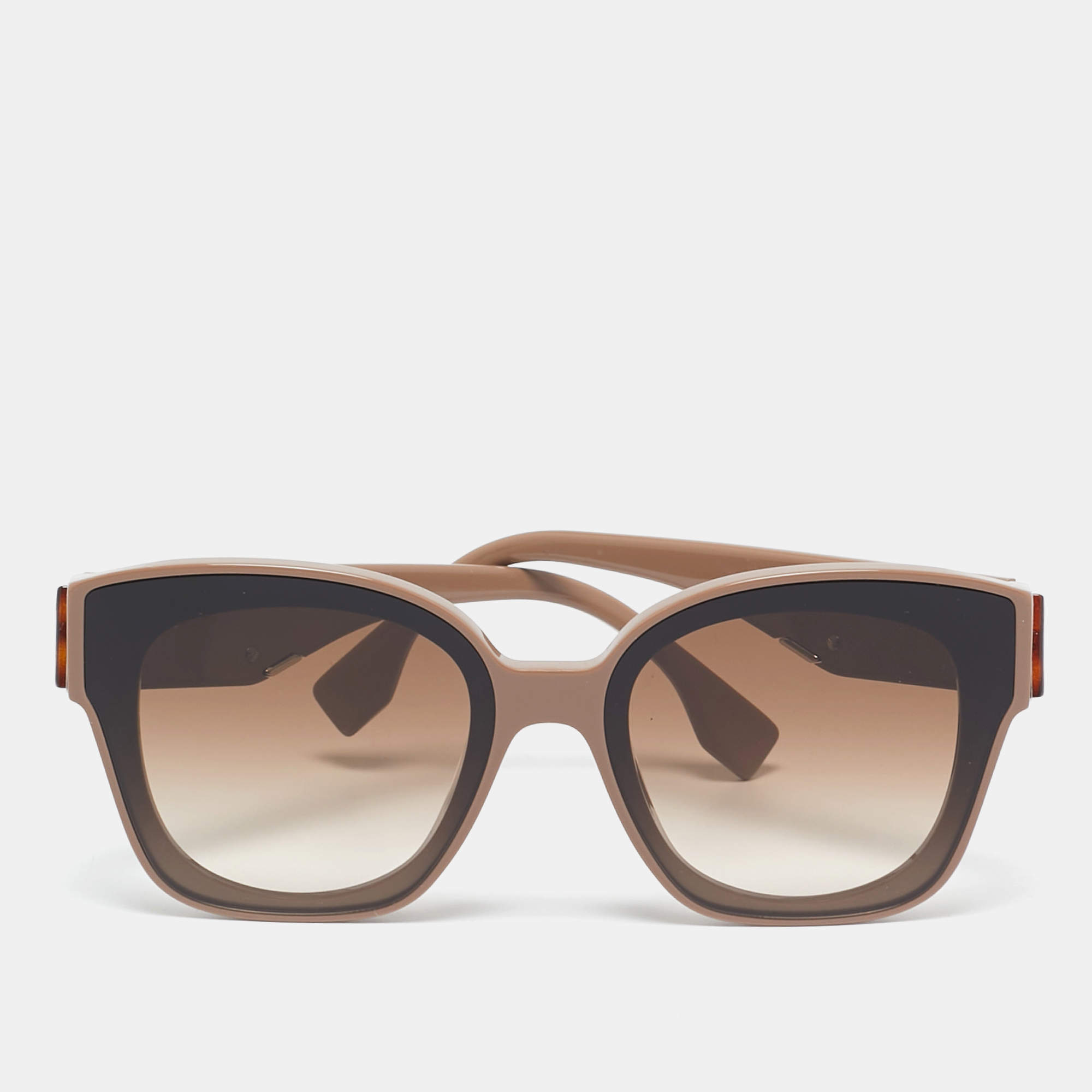 Fendi Brown Gradient 40098I Square Sunglasses