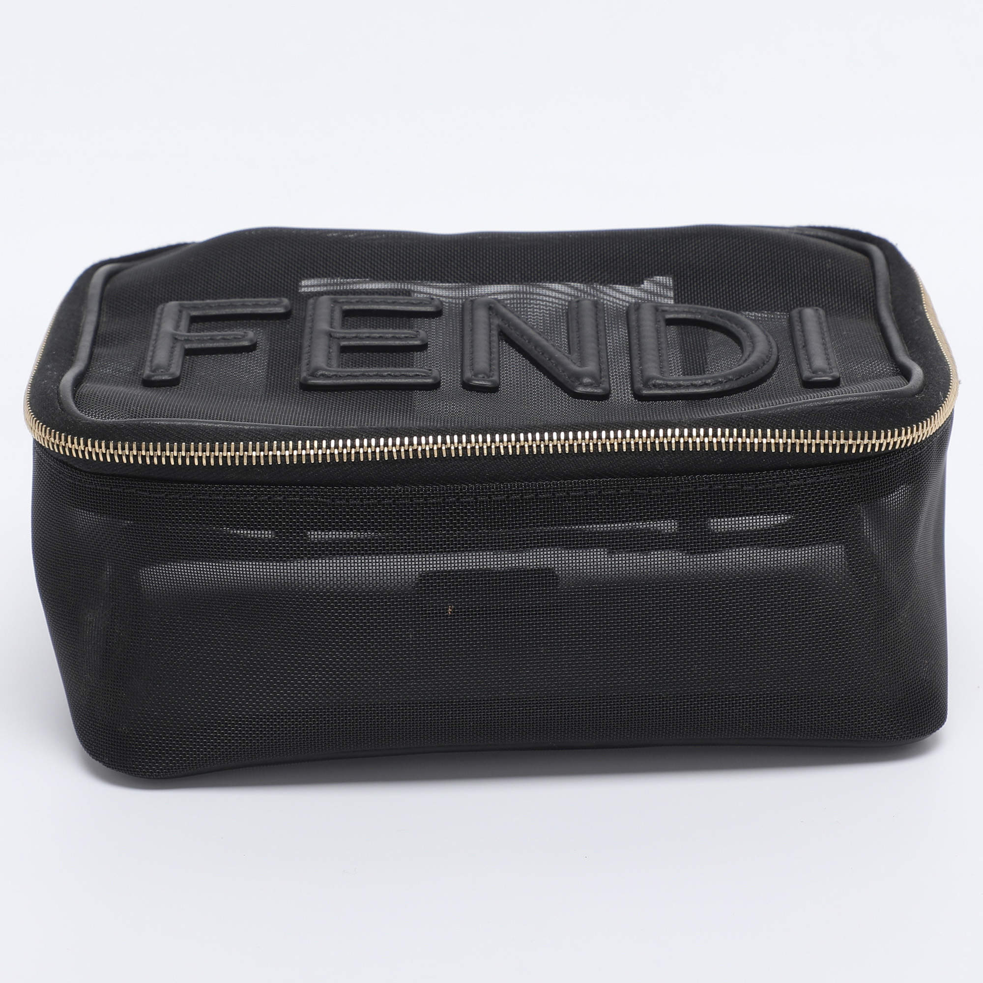 Fendi Brown Zucca Canvas Vanity Cosmetic Bag Fendi | TLC US