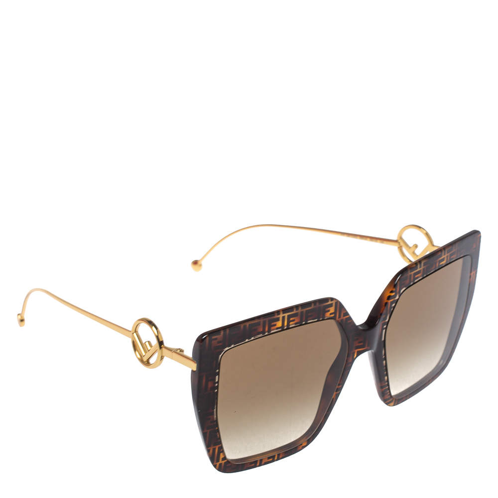 Fendi sunglasses cheap havana brown