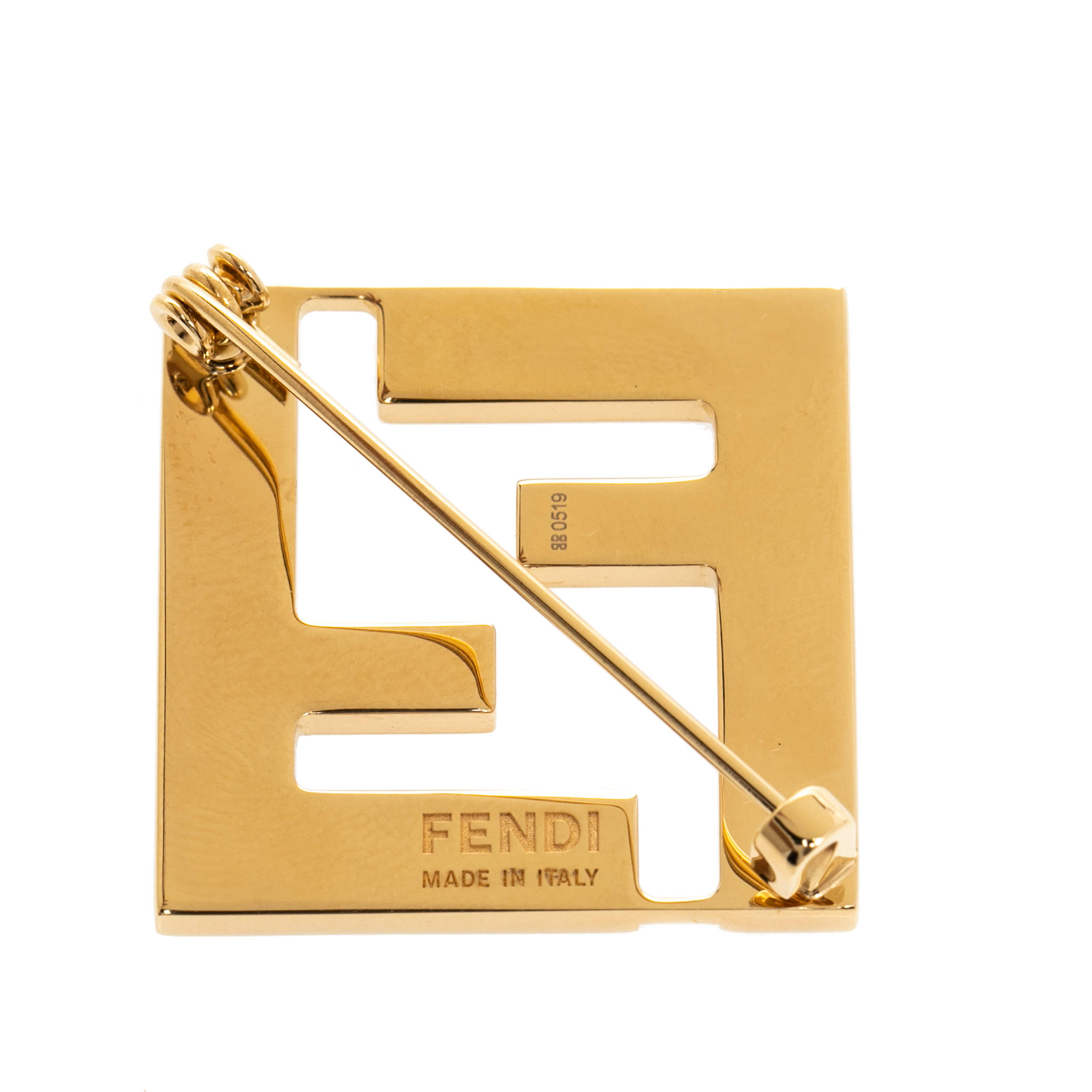 Fendi hot sale brooch pin