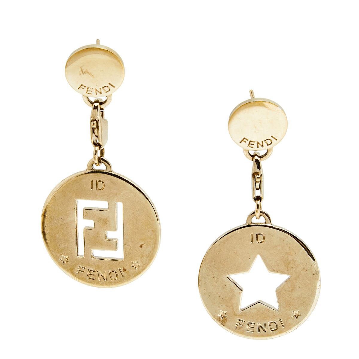 Fendi Small Signature Earrings – LAMODSY