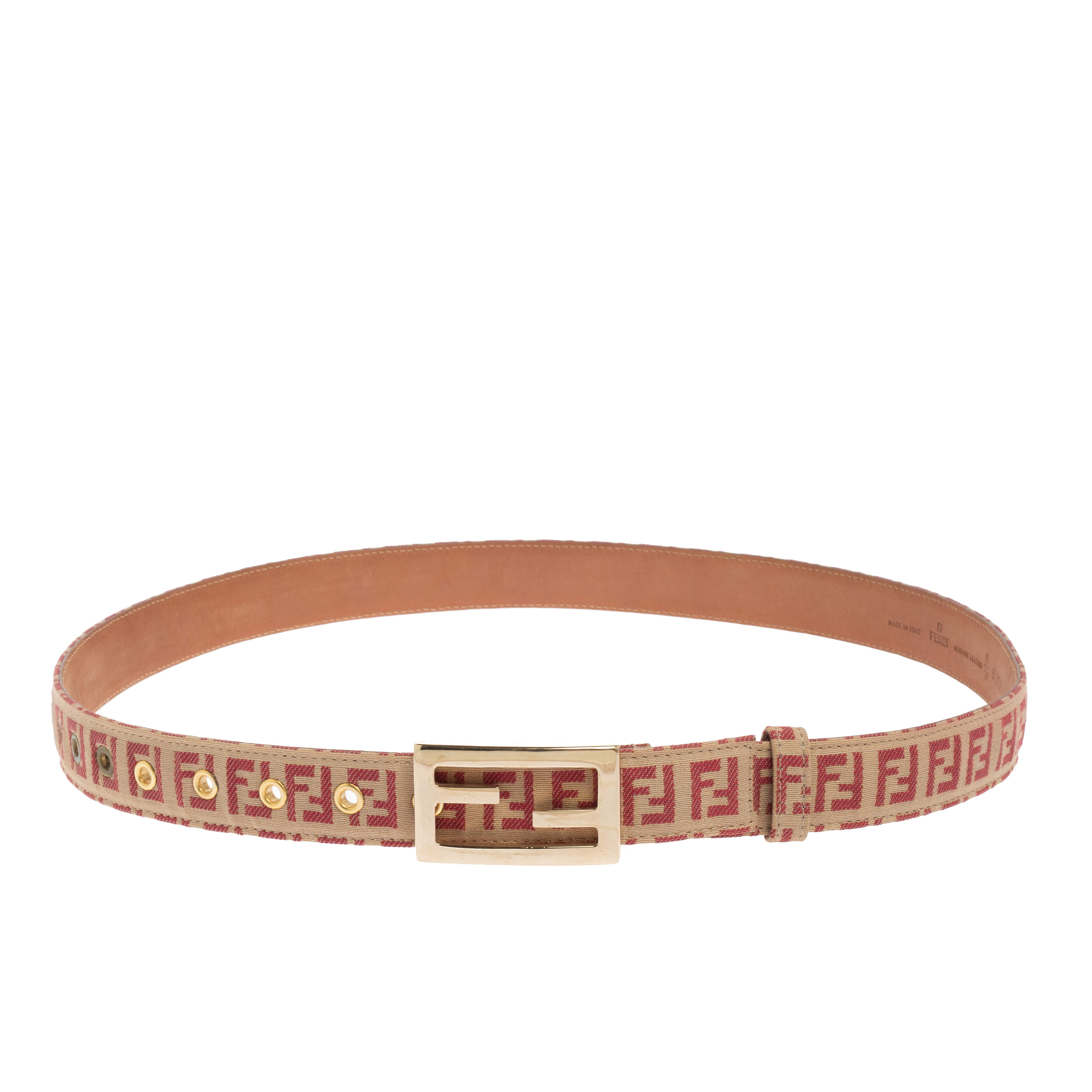 Fendi pink discount belt