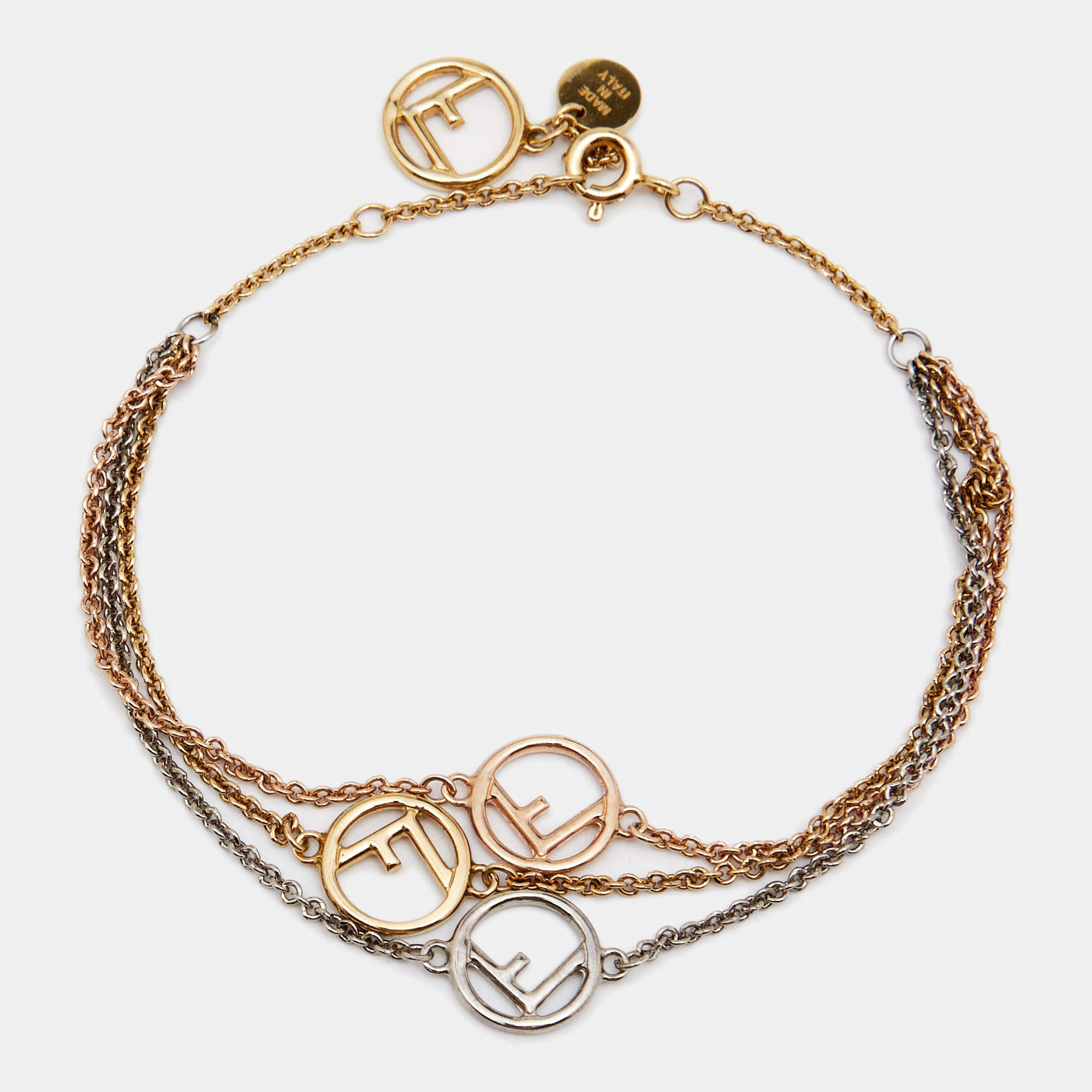 Fendi  Jewelry  F Is Fendi Bracelet In Gold  Poshmark