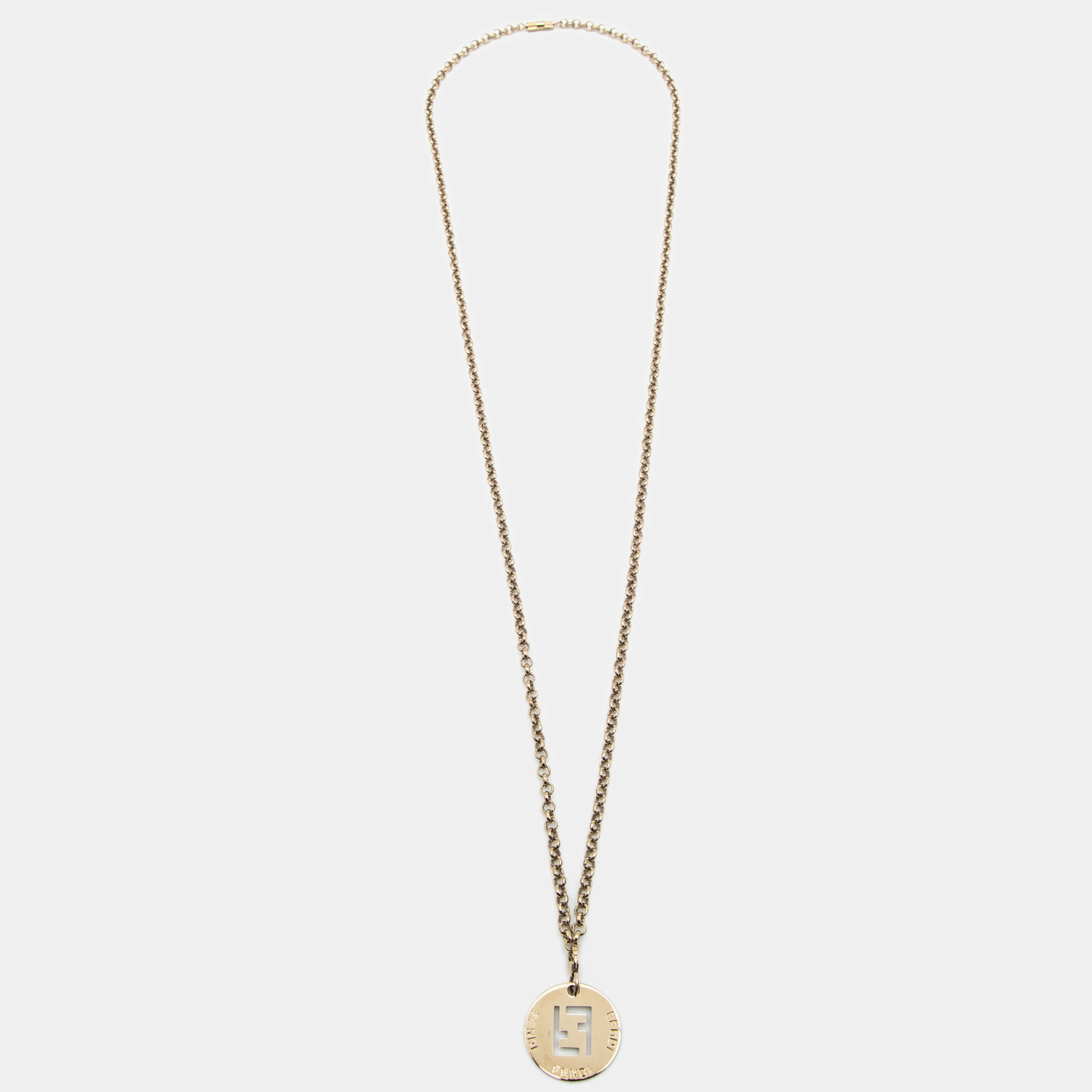 Shop FENDI BAGUETTE 2024 SS Chain Plain Logo Necklaces & Chokers  (7AJ540B08F0TH0) by allster | BUYMA