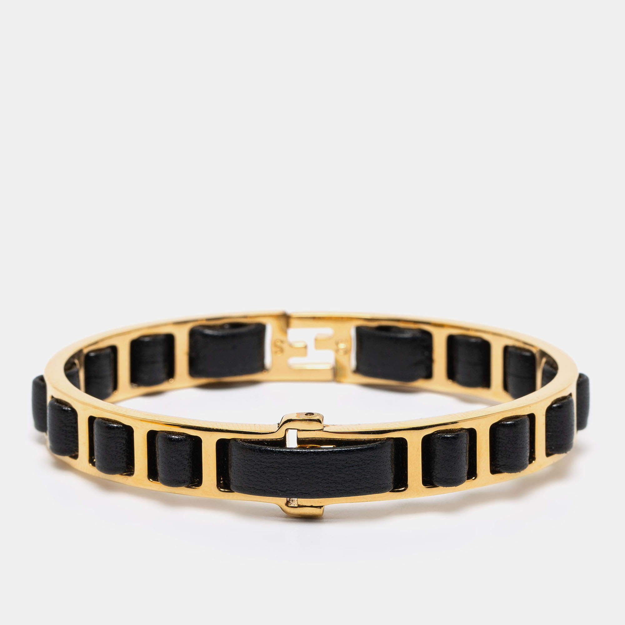 Fendi Resin Gold Tone Bracelet M