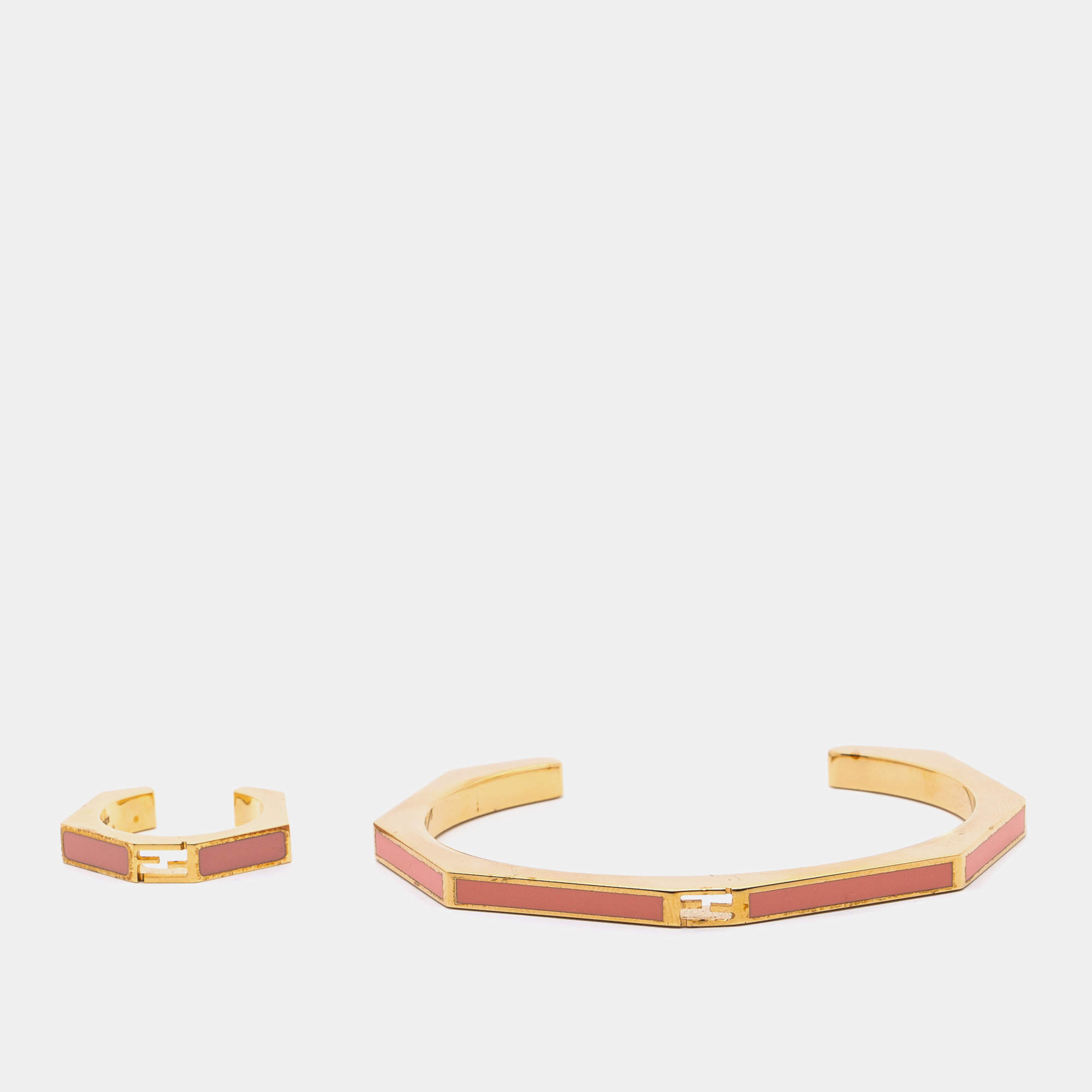 F is fendi pink gold bracelet Fendi Pink in Pink gold  33926978