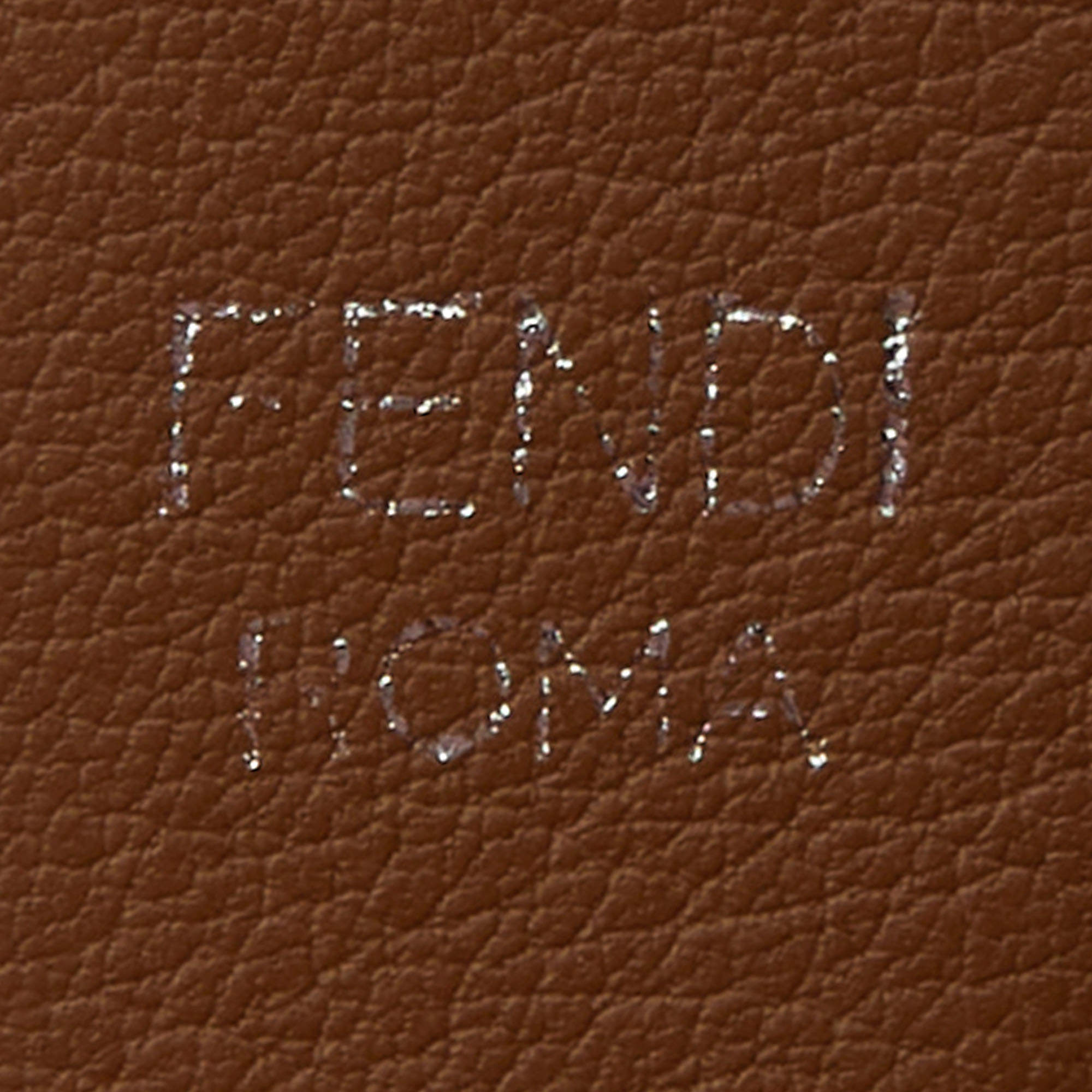Pre Owned Fendi Multicolor Leather Studded Strap You Shoulder Bag Strap