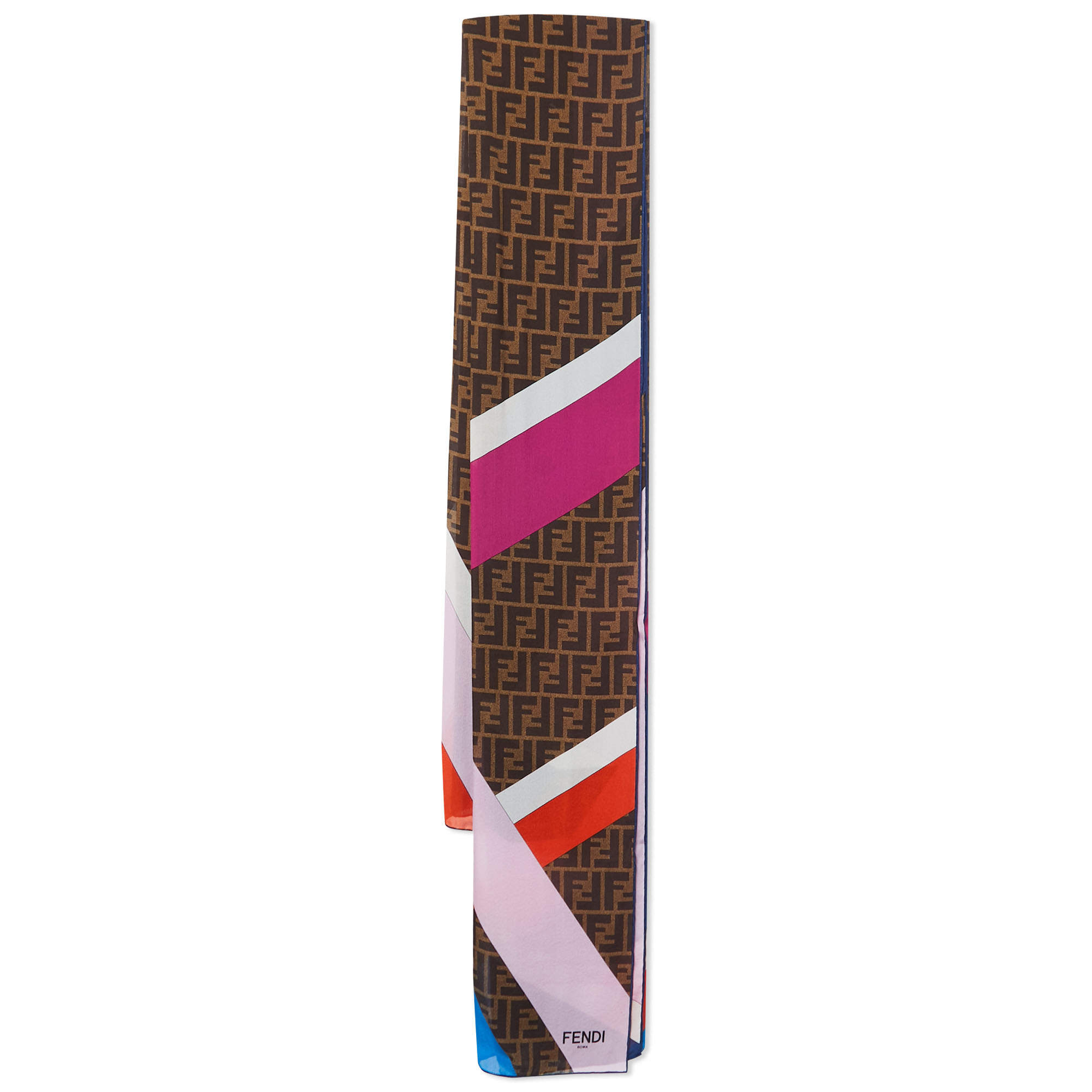 Fendi Multicolor FF Print Silk Stole 