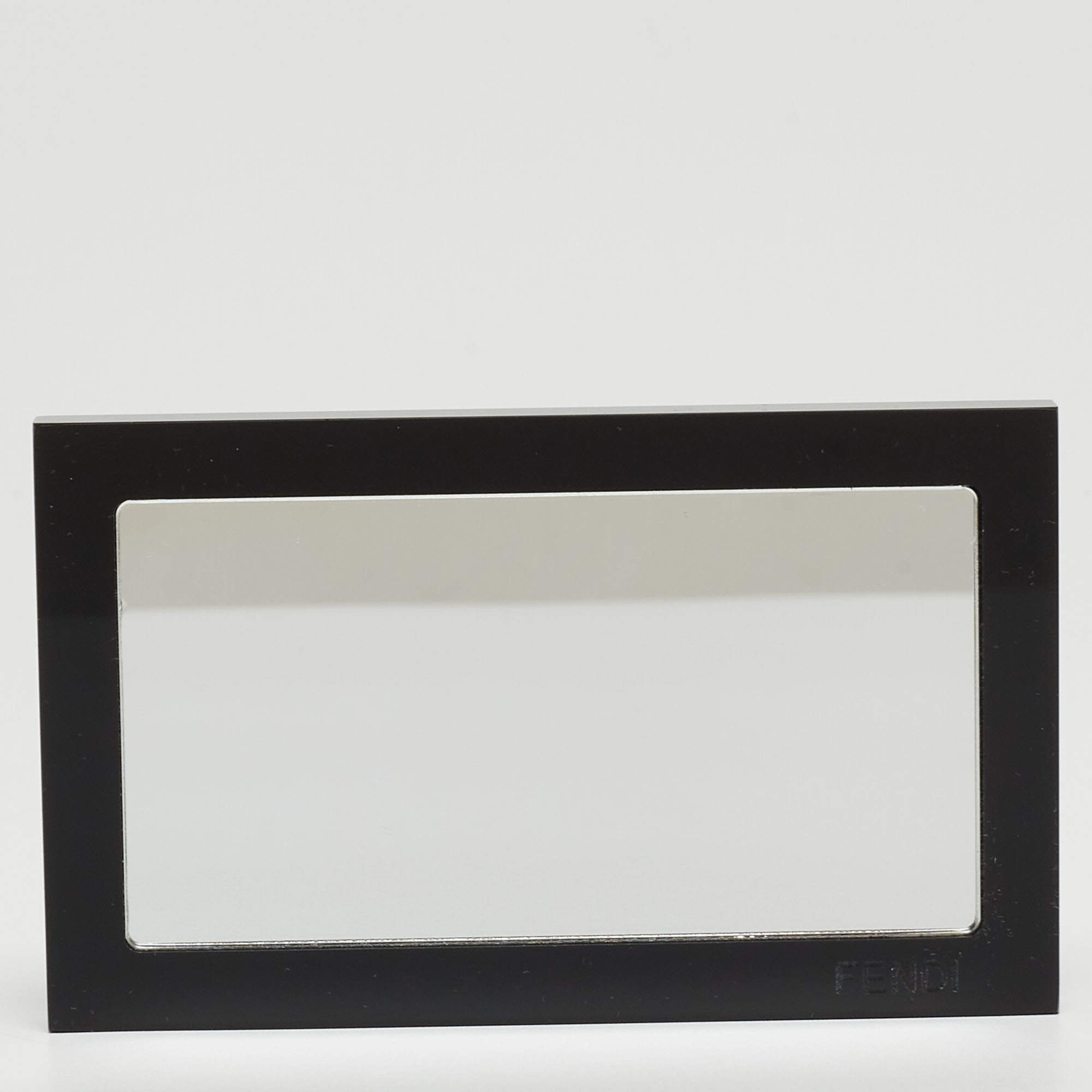Fendi Black/Gold FF Logo Pocket Mirror
