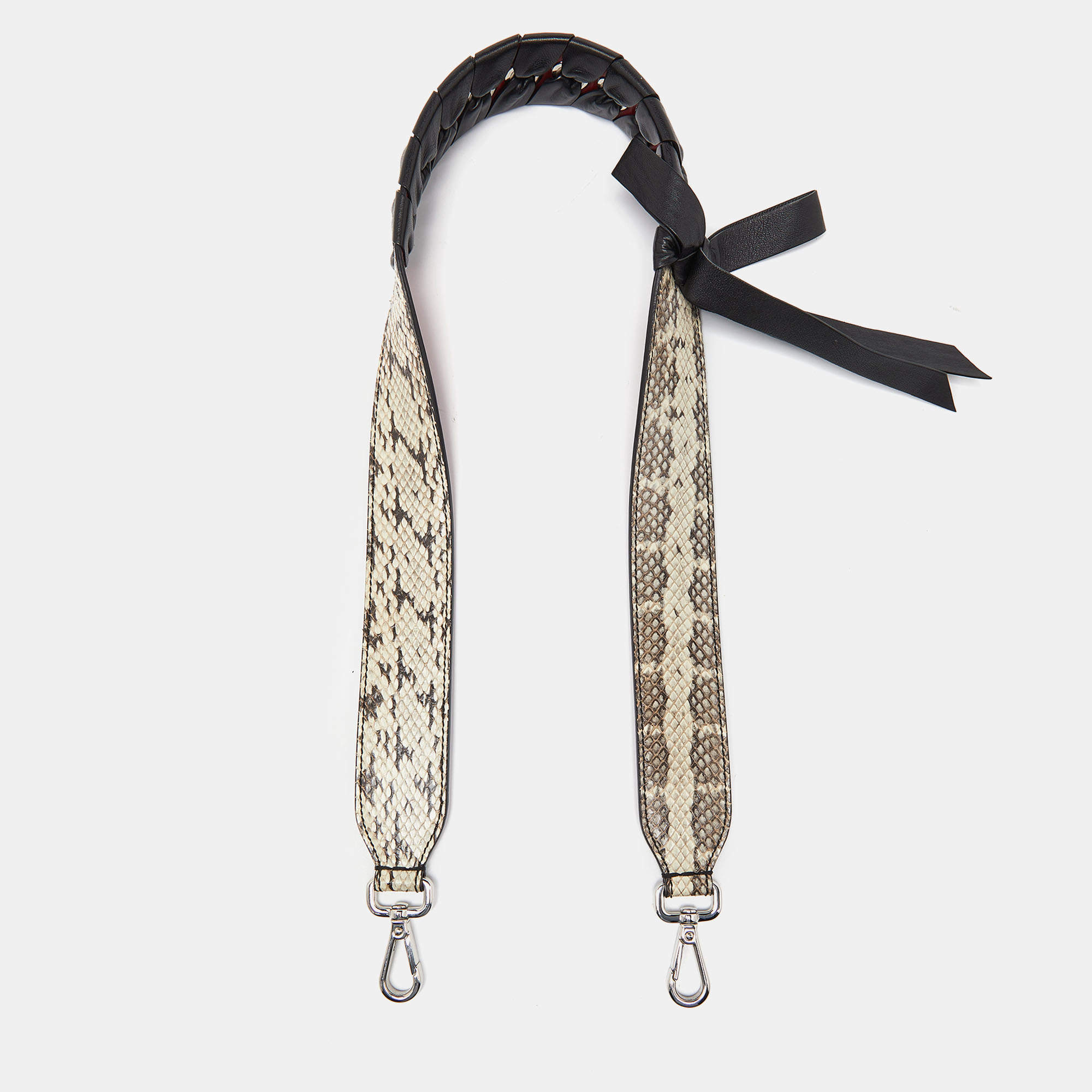 Fendi Multicolor Watersnake Leather  Strap You Shoulder Bag Strap