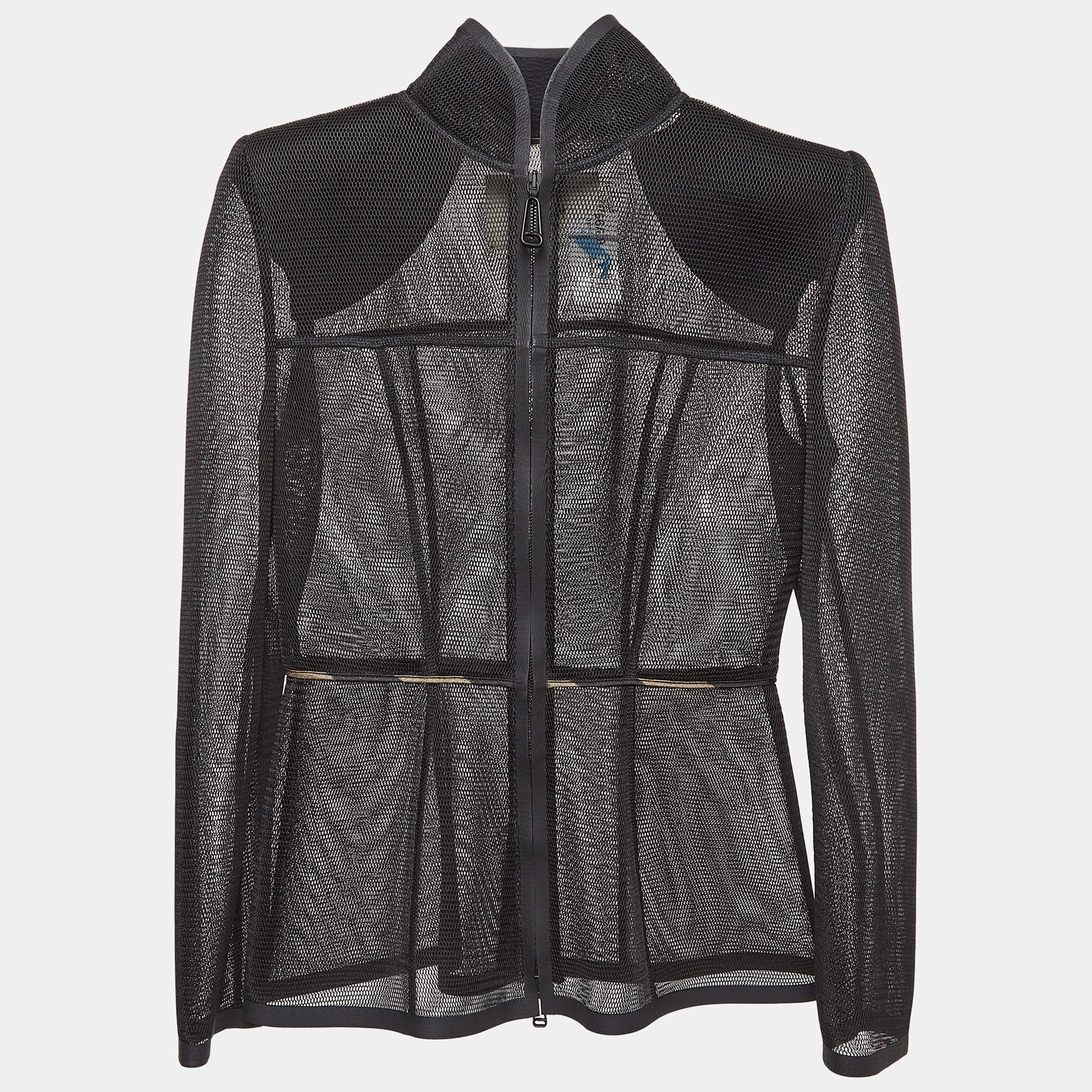 Fendi Zucca Mesh Sheer Jacket M