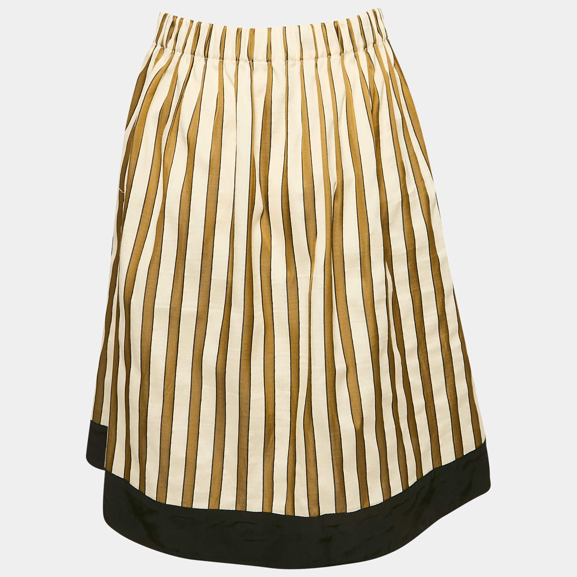 ミニスカート FENDI White cashmere blend mini skirt (FZQ758ASJJ F08QQ) Fendi White Cashmere Blend Mini Skirt | italist