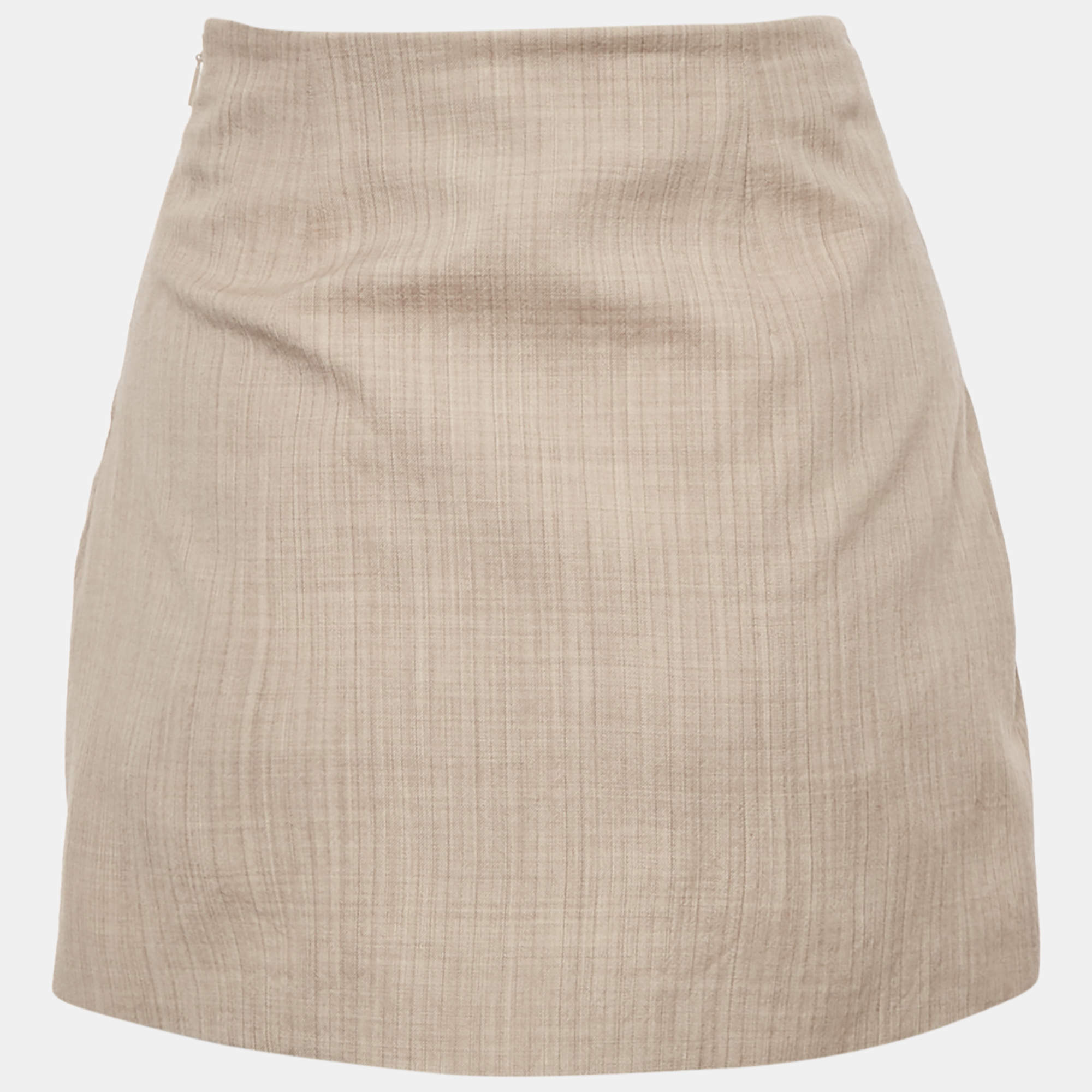 Fendi Beige Wool Wrap Style Mini Skirt XS Fendi | TLC US